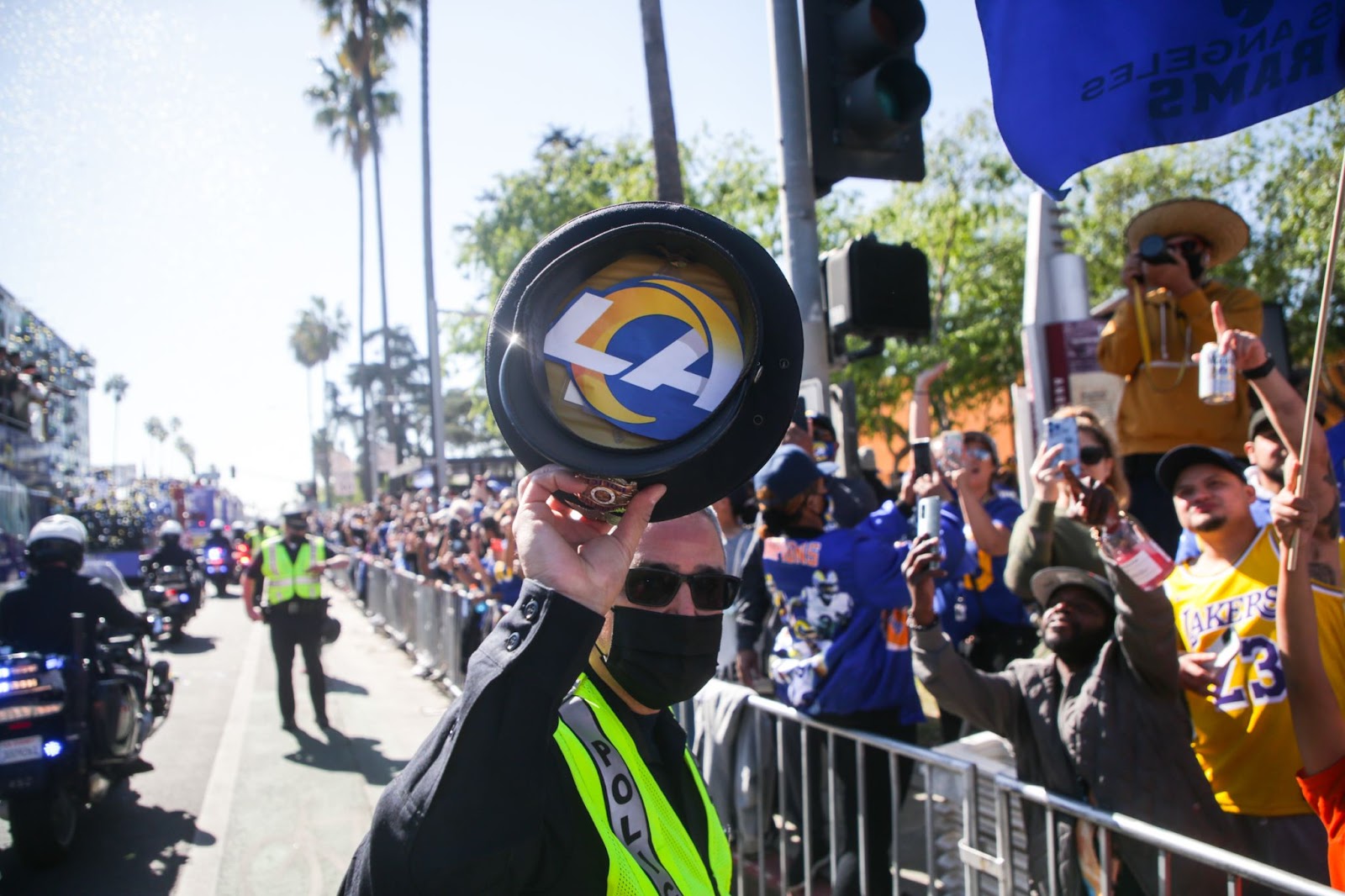 Super Bowl LVI: Aaron Donald's full speech at Los Angeles Rams championship  parade and rally