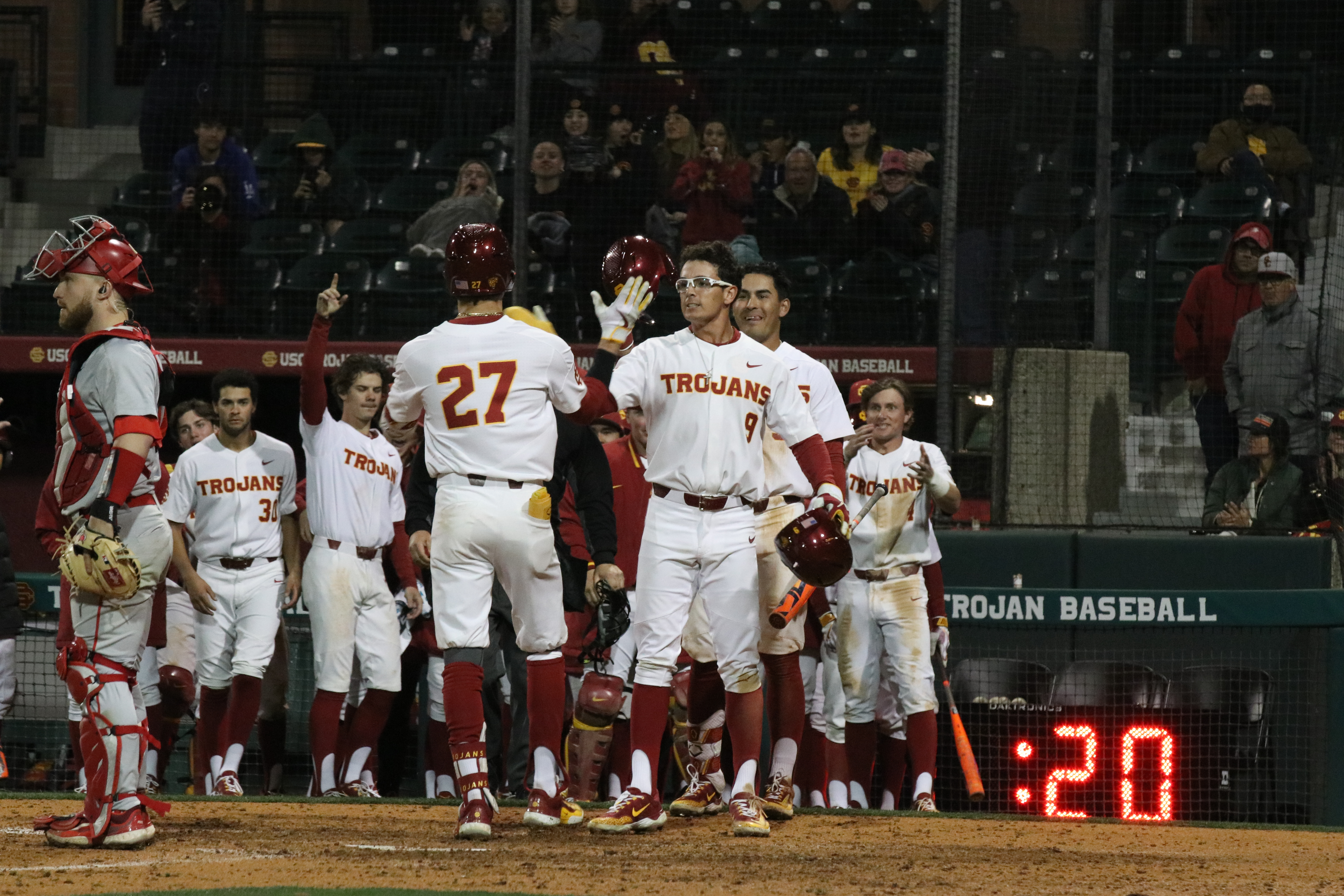 Trojans bring out the brooms in opening series sweep against