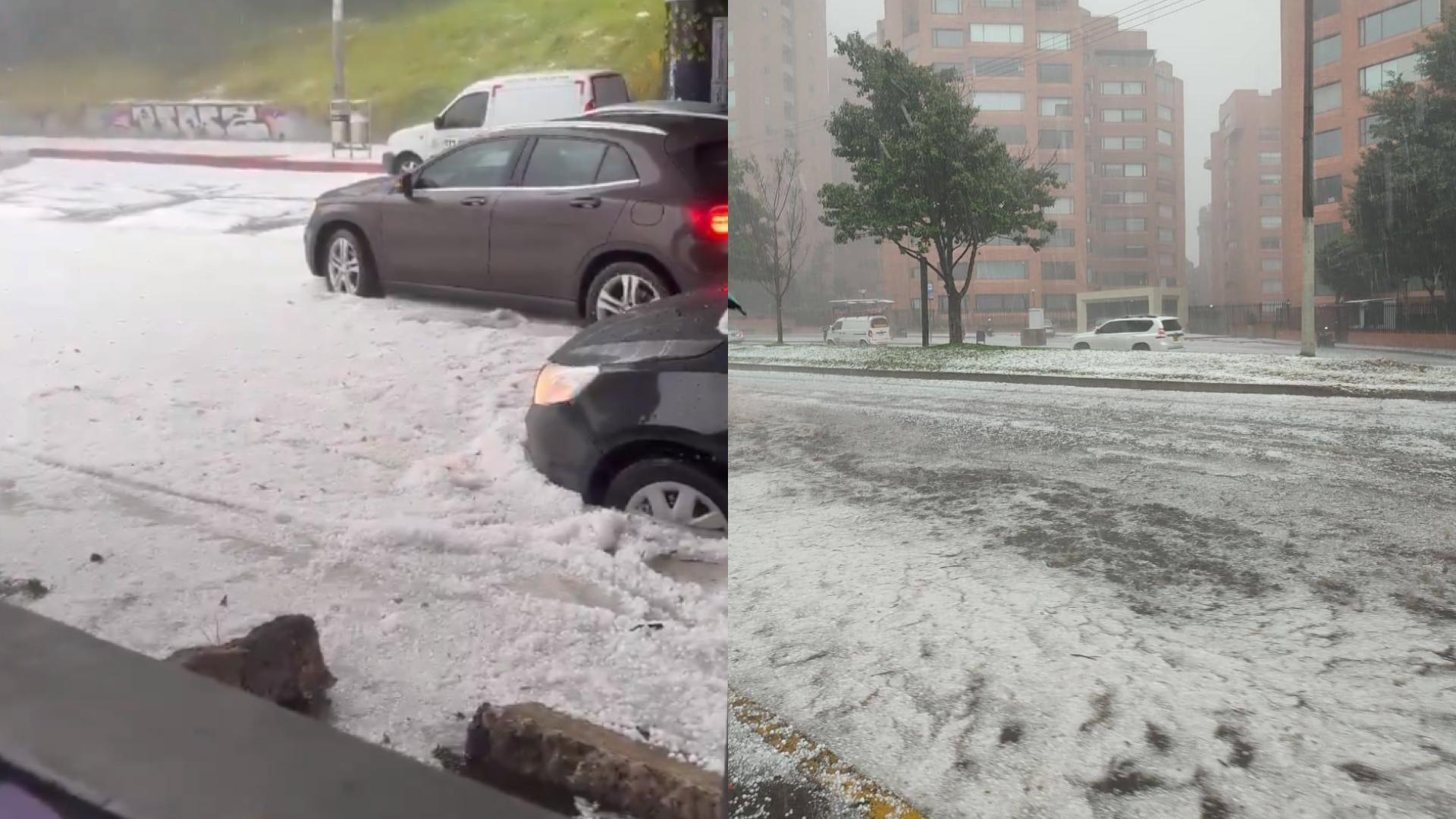 Fuertes lluvias y granizo en Bogotá, videos e imágenes de la tormenta |  Vanguardia.com