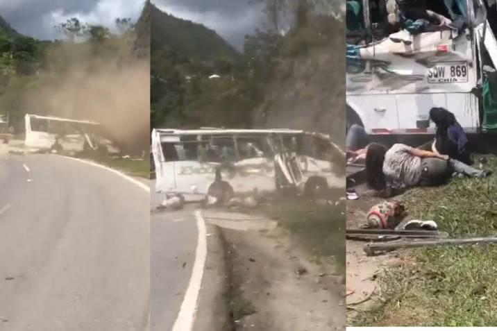 Revelan identidades de las tres víctimas fatales y los 24 heridos del  accidente de un bus en la vía Bogotá - La Vega, Cundinamarca