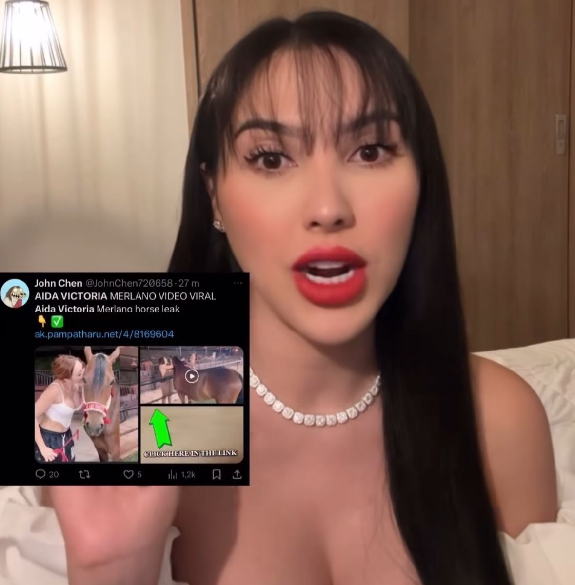 Igual que la pastora? Aída Merlano es señalada de aparecer en un video porno