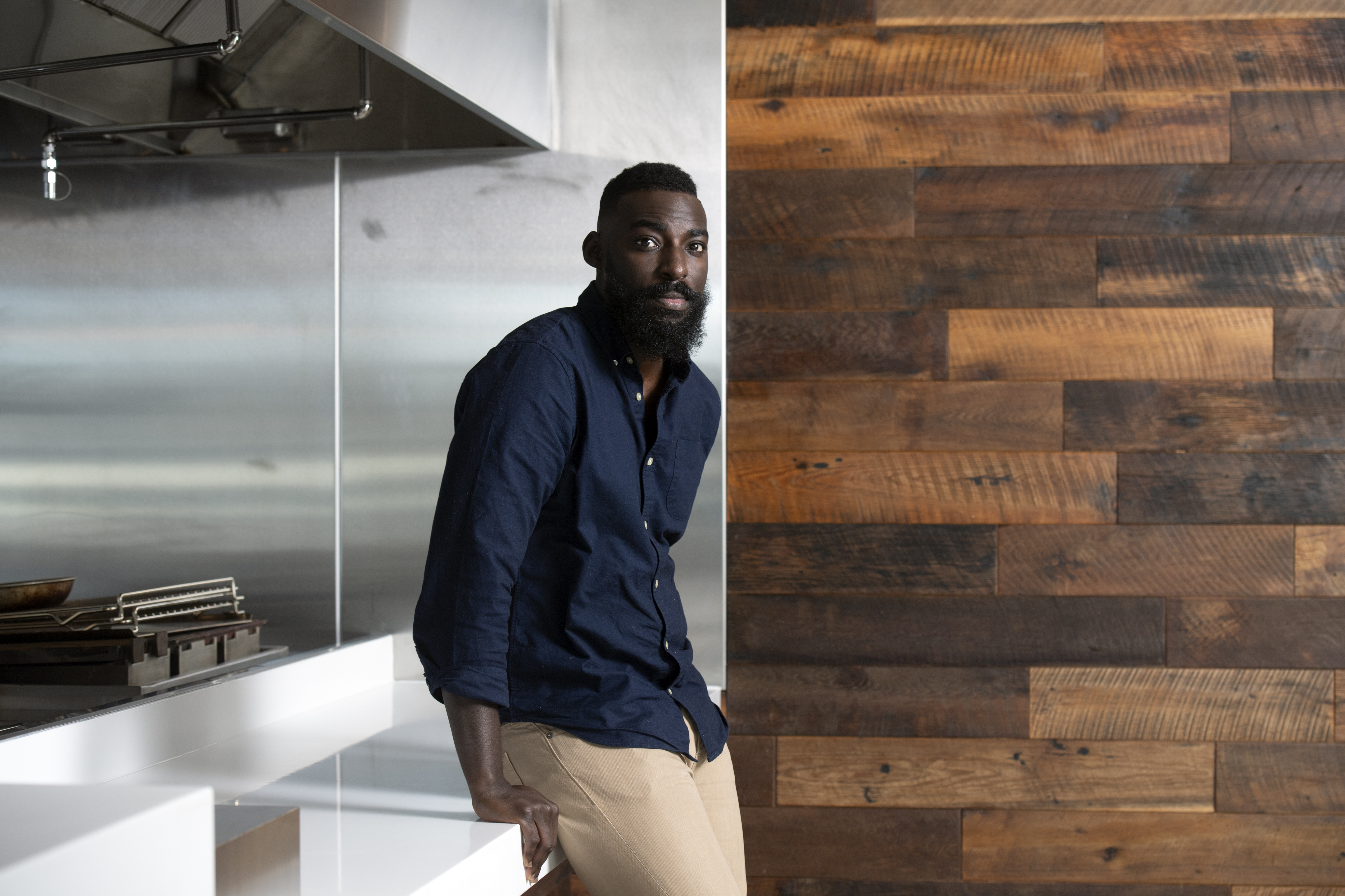 Chef Eric Adjepong. (Marvin Joseph/The Washington Post)
