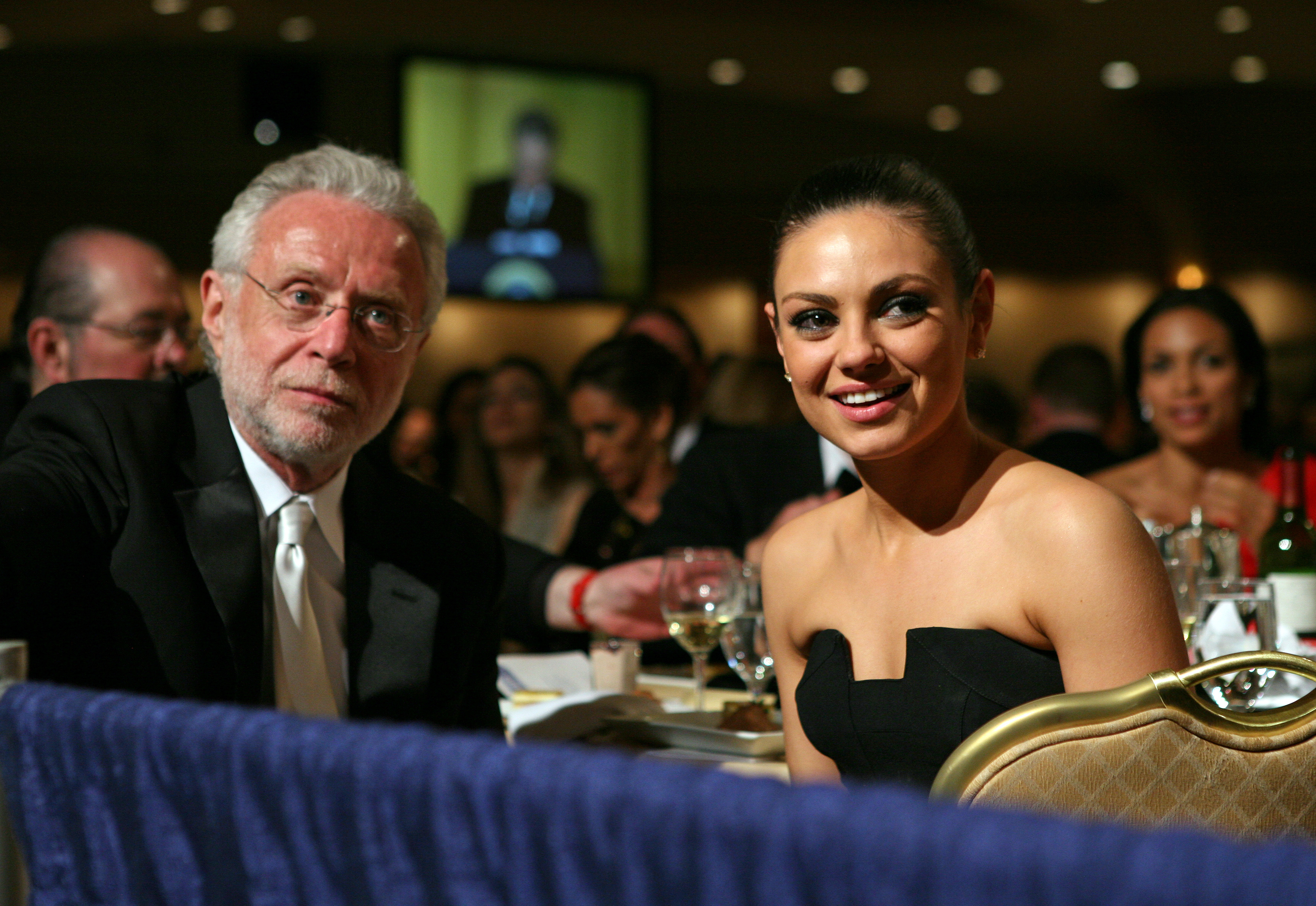 CNN's Wolf Blitzer and actress Mila Kunis were among the attendees in 2011. (Pool/Getty Images)
