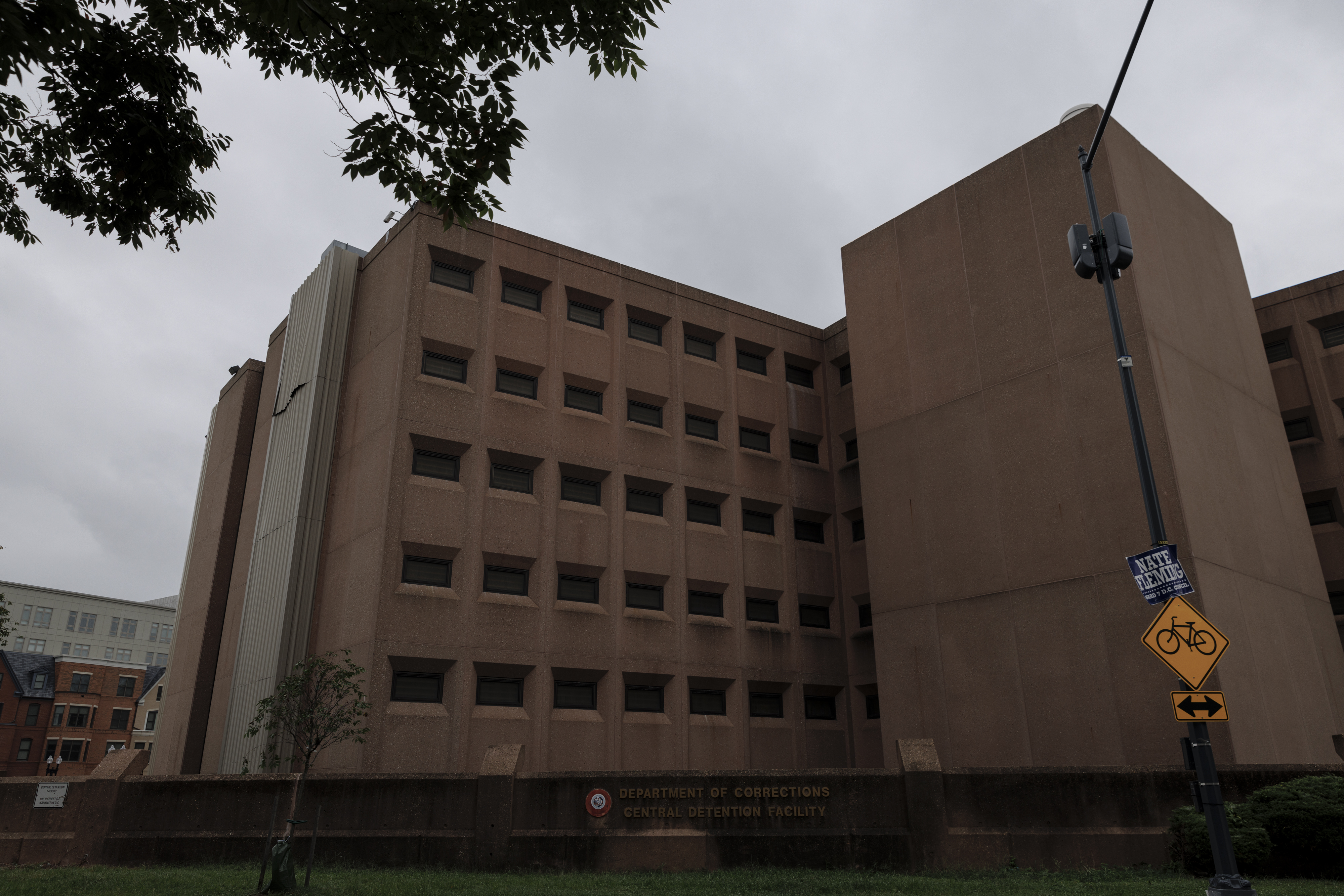 The D.C. jail, officially known as the Central Detention Facility. (Moriah Ratner/For The Washington Post)