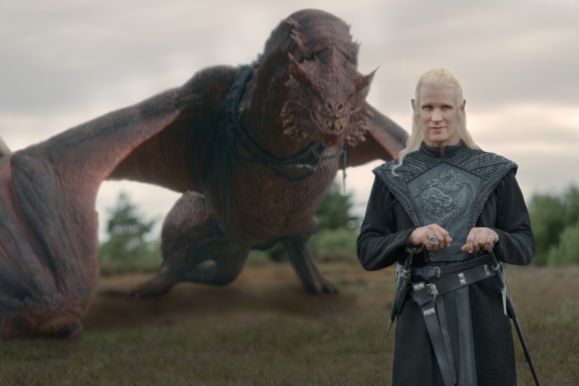 Matt Smith in Season 3 of “House of the Dragon.” (HBO)