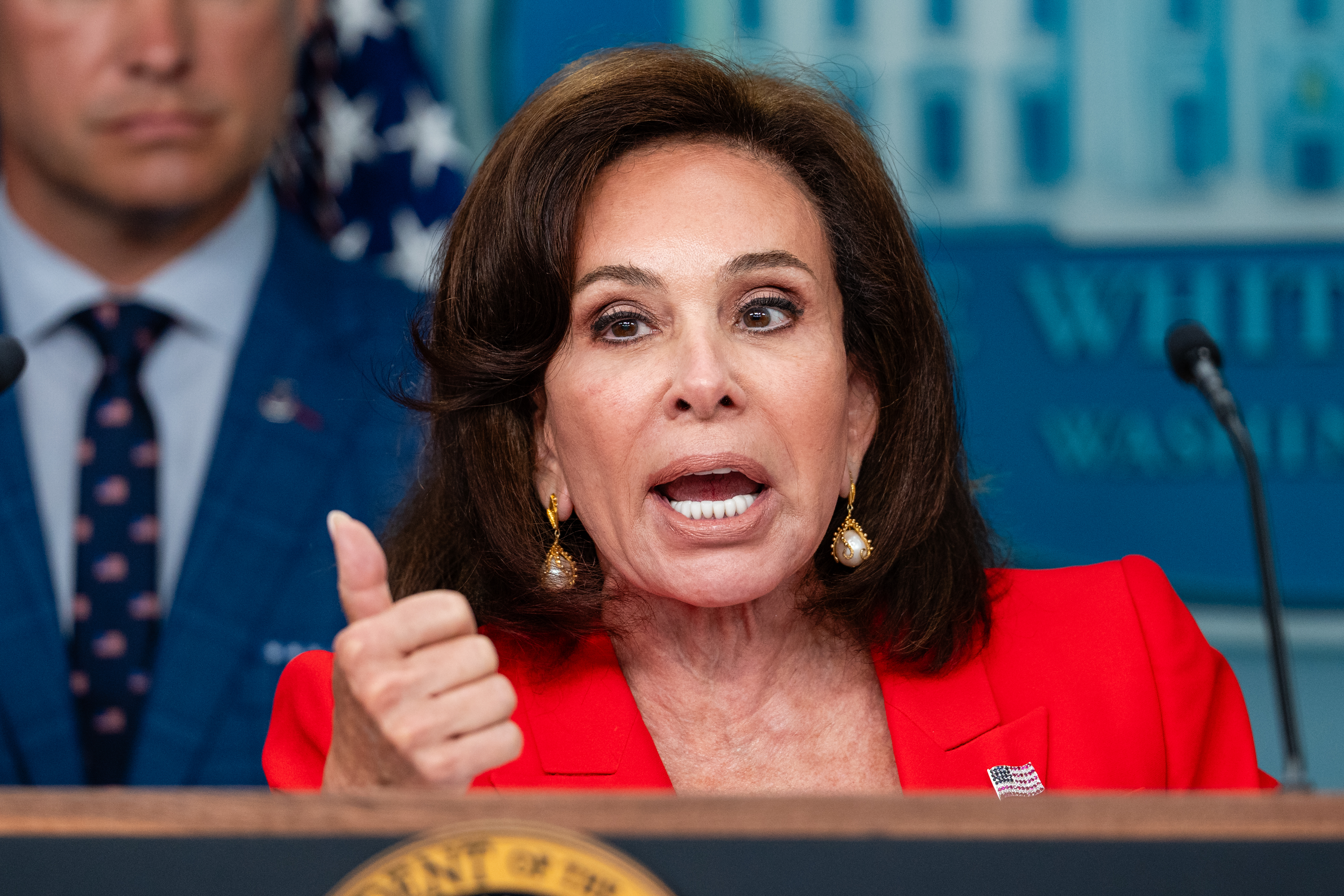 Jeanine Pirro, the U.S. attorney for D.C., in August. (Eric Lee/For The Washington Post)