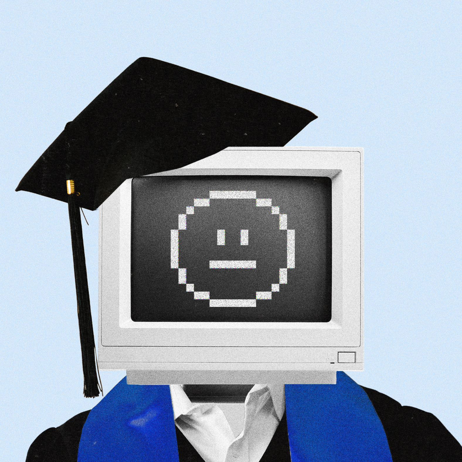 According to an expert, AI can complete a semester-long college course in about two hours. (Post illustration; iStock)