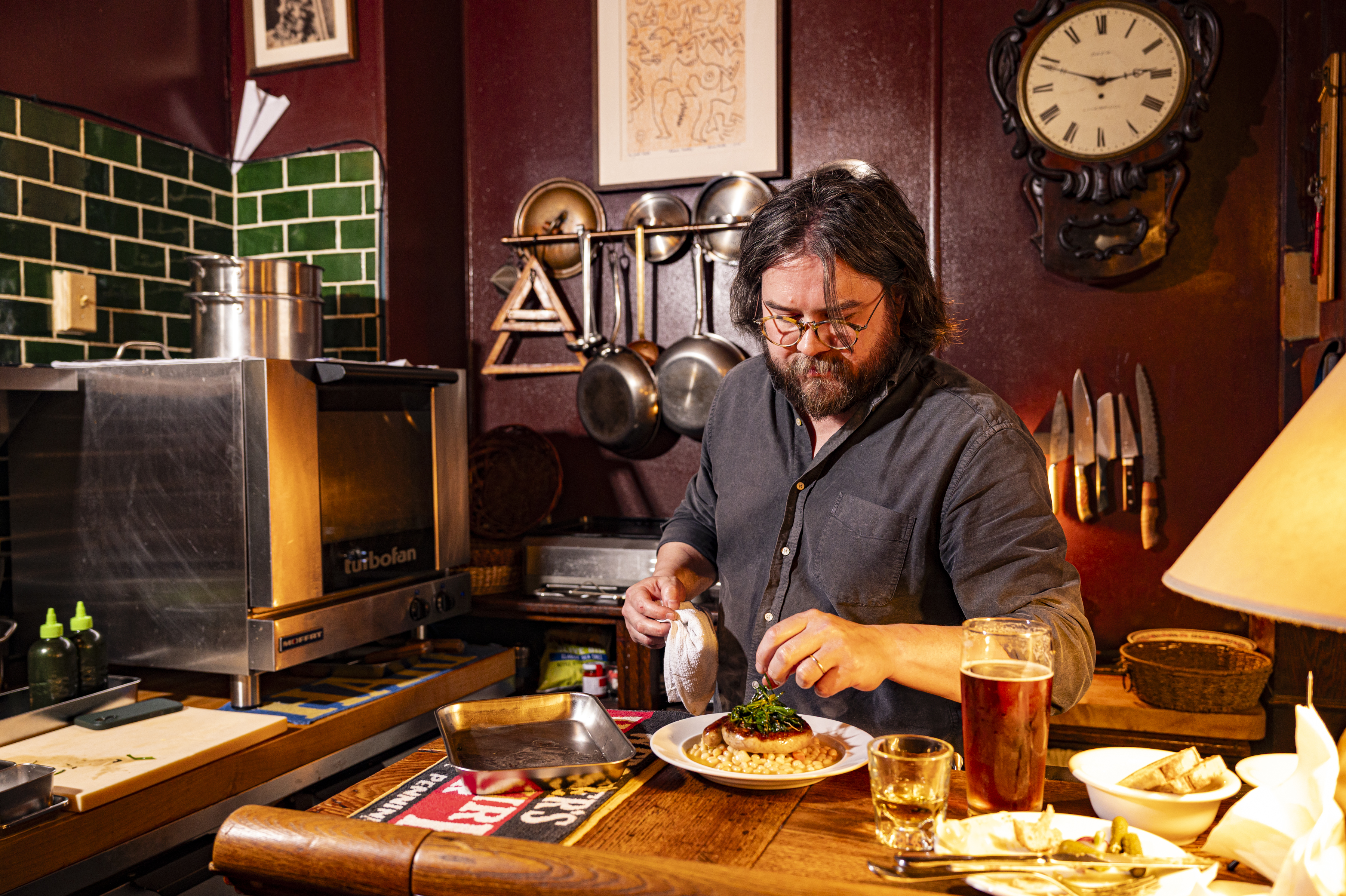 At the Wren in Baltimore, chef and owner Will Mester serves seasonal pub food. (Photos by Scott Suchman/For The Washington Post)