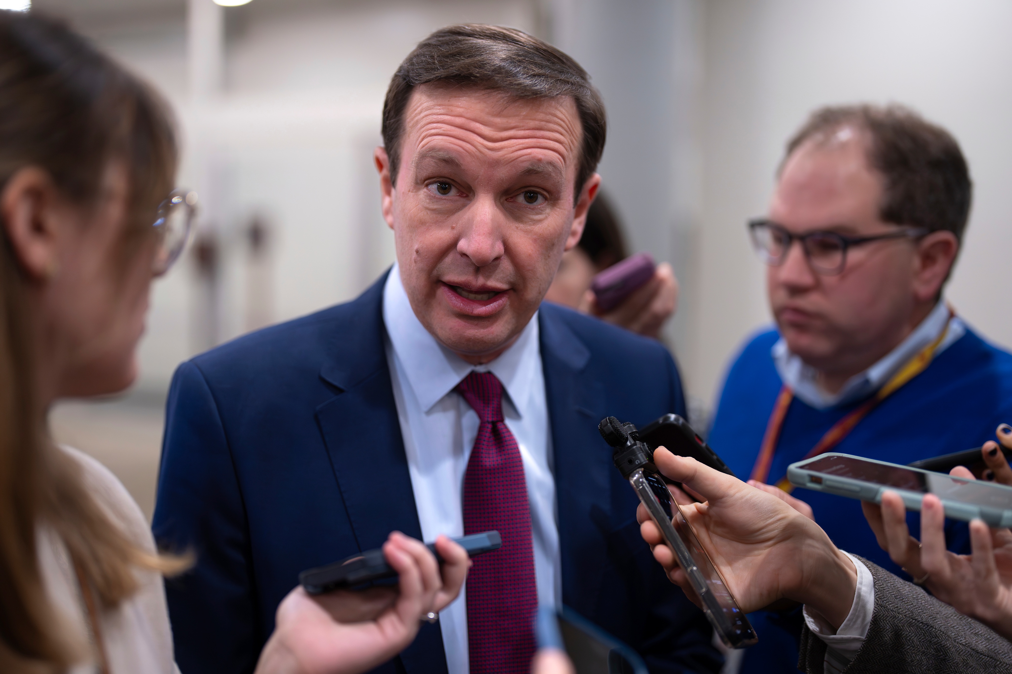 Sen. Chris Murphy (D-Connecticut), the bill's sponsor, says he is pushing his party to take more aggressive stances on affordability. (J. Scott Applewhite/AP)