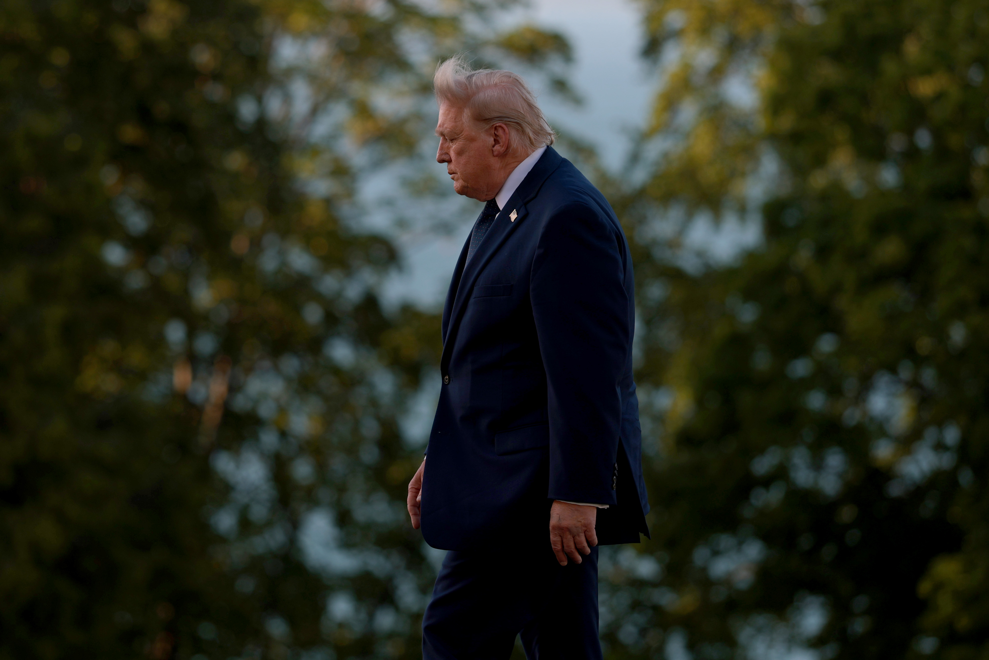 President Donald Trump in Évian-les-Bains, France, for the G-7 summit on Monday. “The main thing is that Iran will not have a nuclear weapon," he said. "They fully agreed to that, with strong policing powers." (Anna Moneymaker/Getty Images)