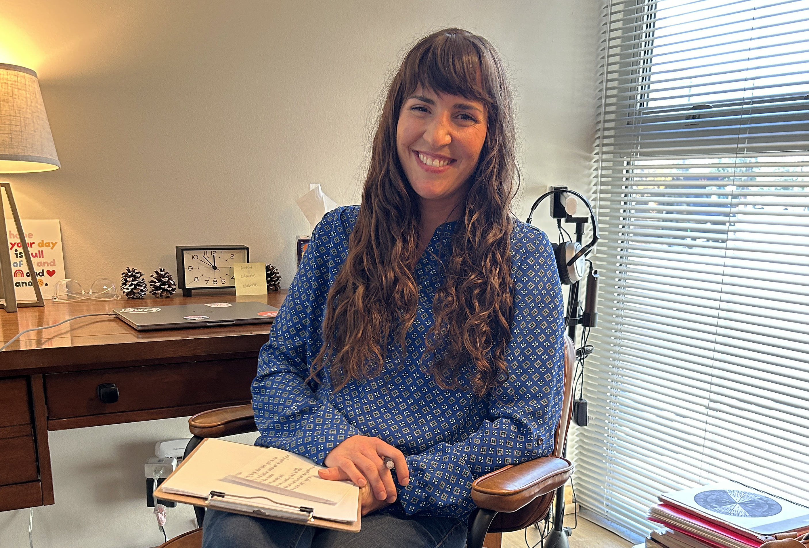 Kaley Chiles argued that Colorado’s ban on conversion therapy violated her free-speech rights. (Justin Jouvenal/The Washington Post)