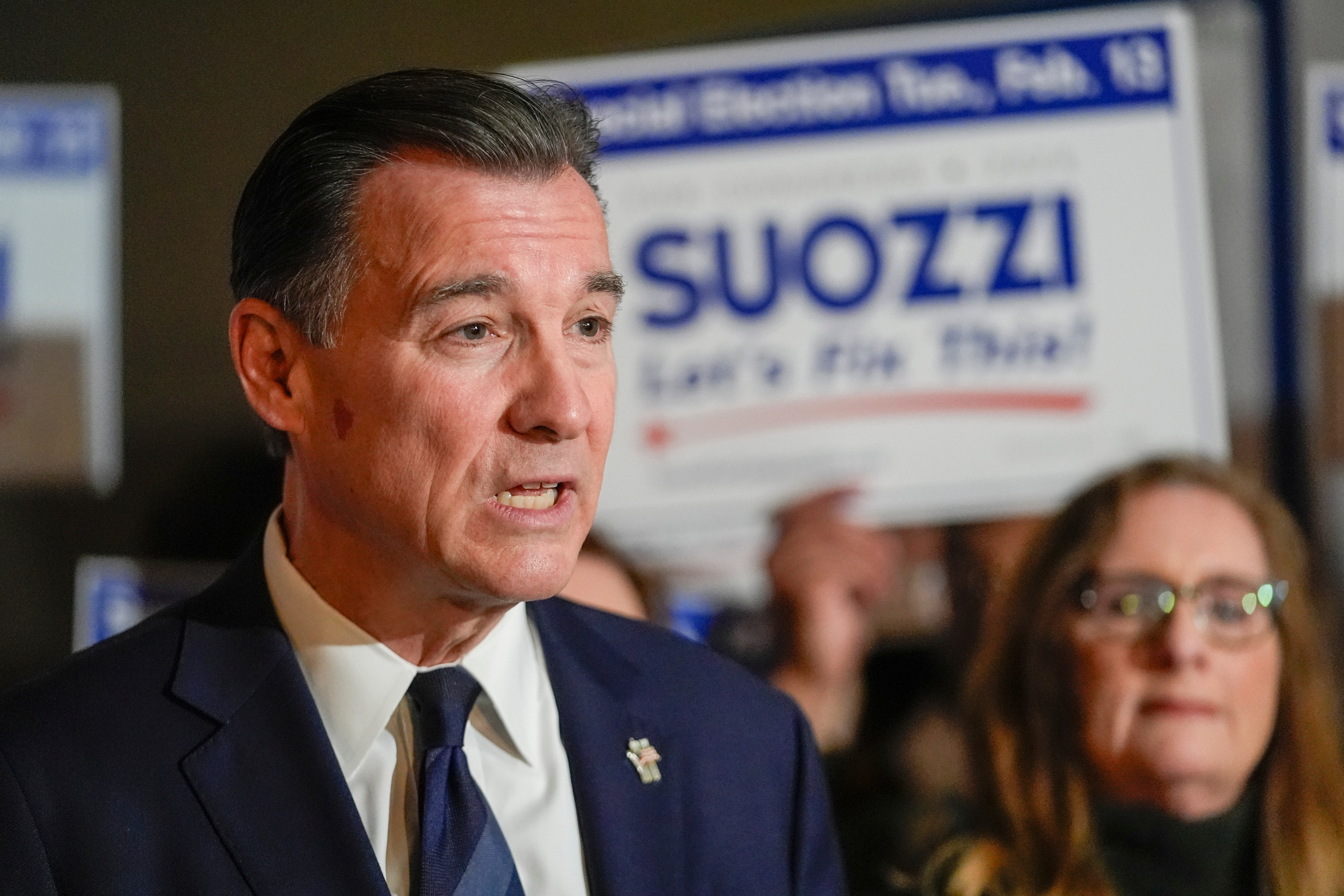 Rep. Tom Suozzi (D-New York) helped launch the “Promise to America” initiative. (Mary Altaffer/AP)