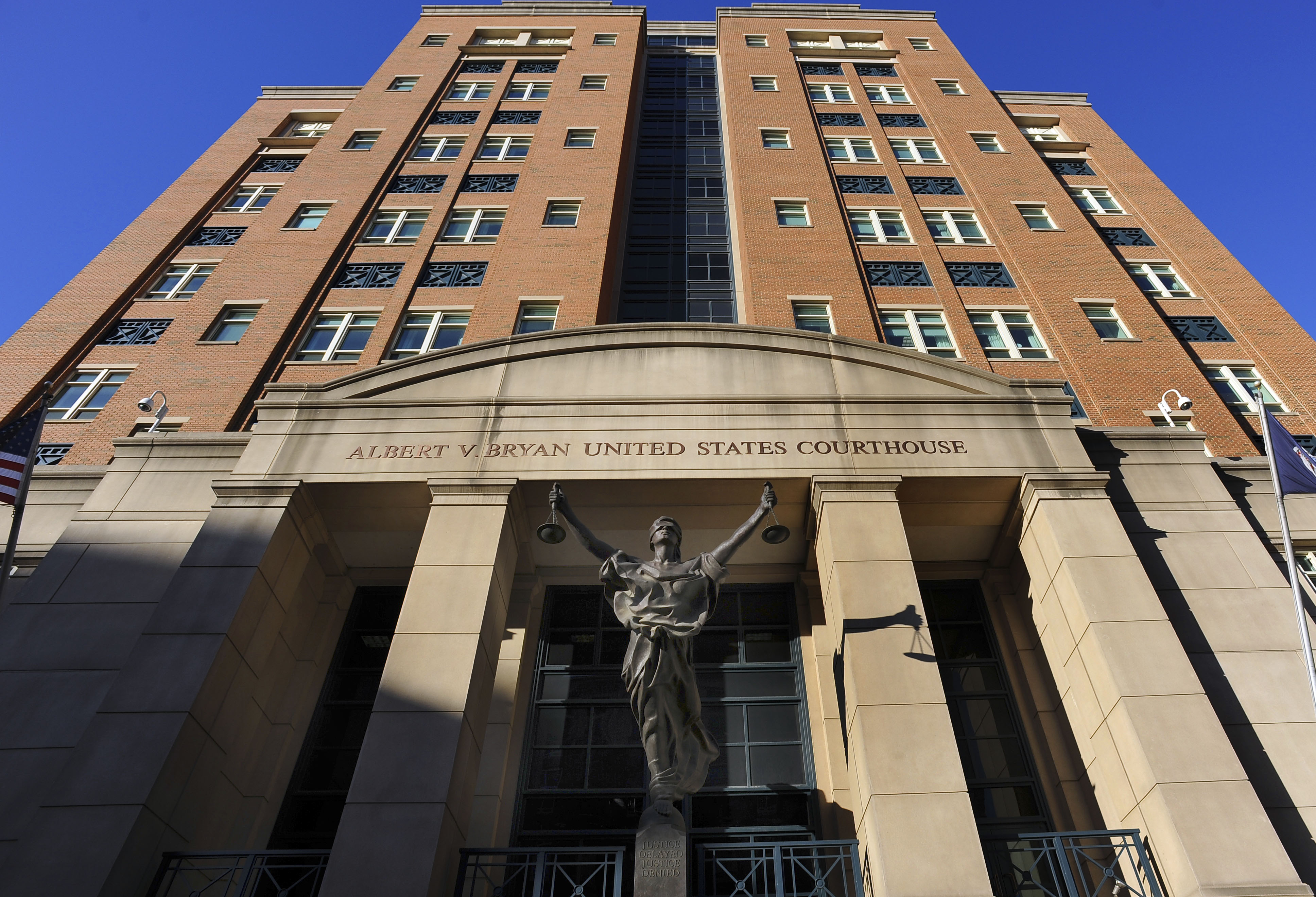 The federal courthouse in Alexandria, Virginia. (Gerald Martineau/The Washington Post)