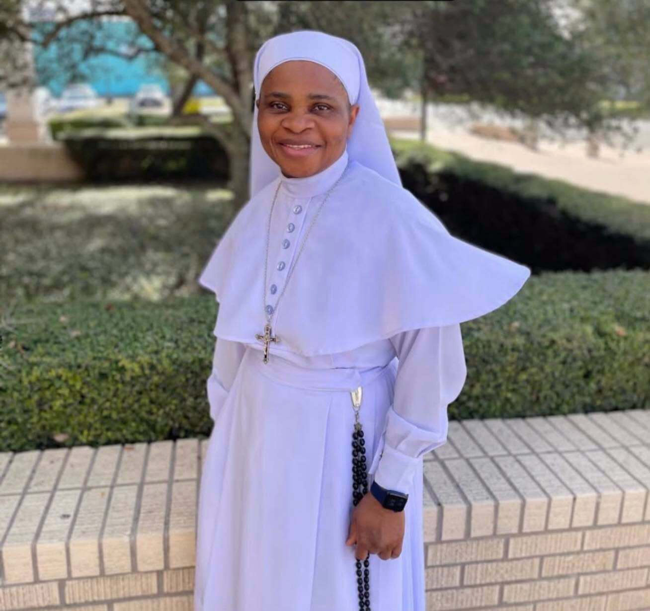 Sister Leticia “Letty” Ugboaja, a Catholic nun from Nigeria, was arrested by Immigration and Customs Enforcement on her way to Mass this week. (Our Lady of Sorrows)