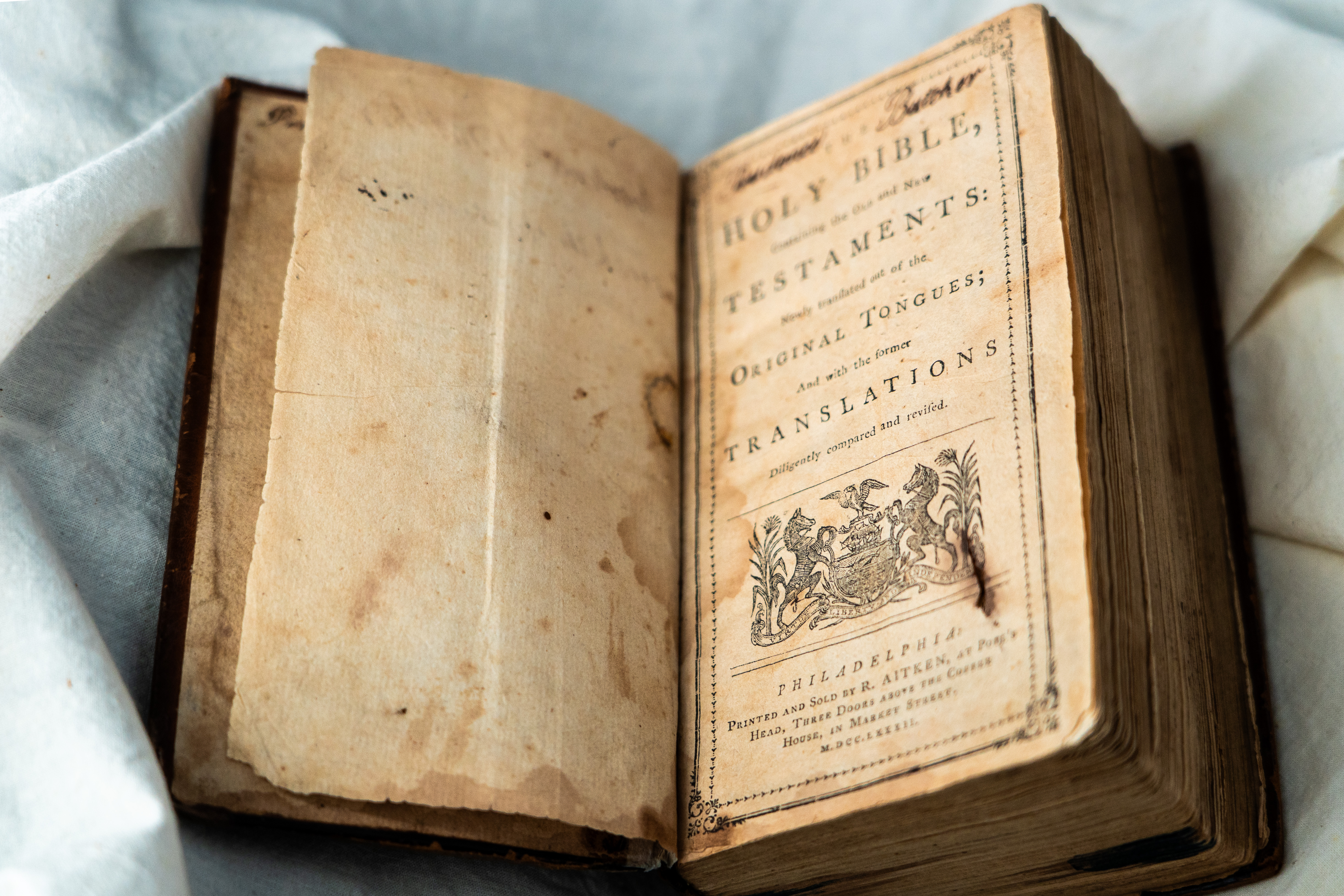 The Aitken Bible was the first Bible printed in English in North America. (Museum of the Bible)