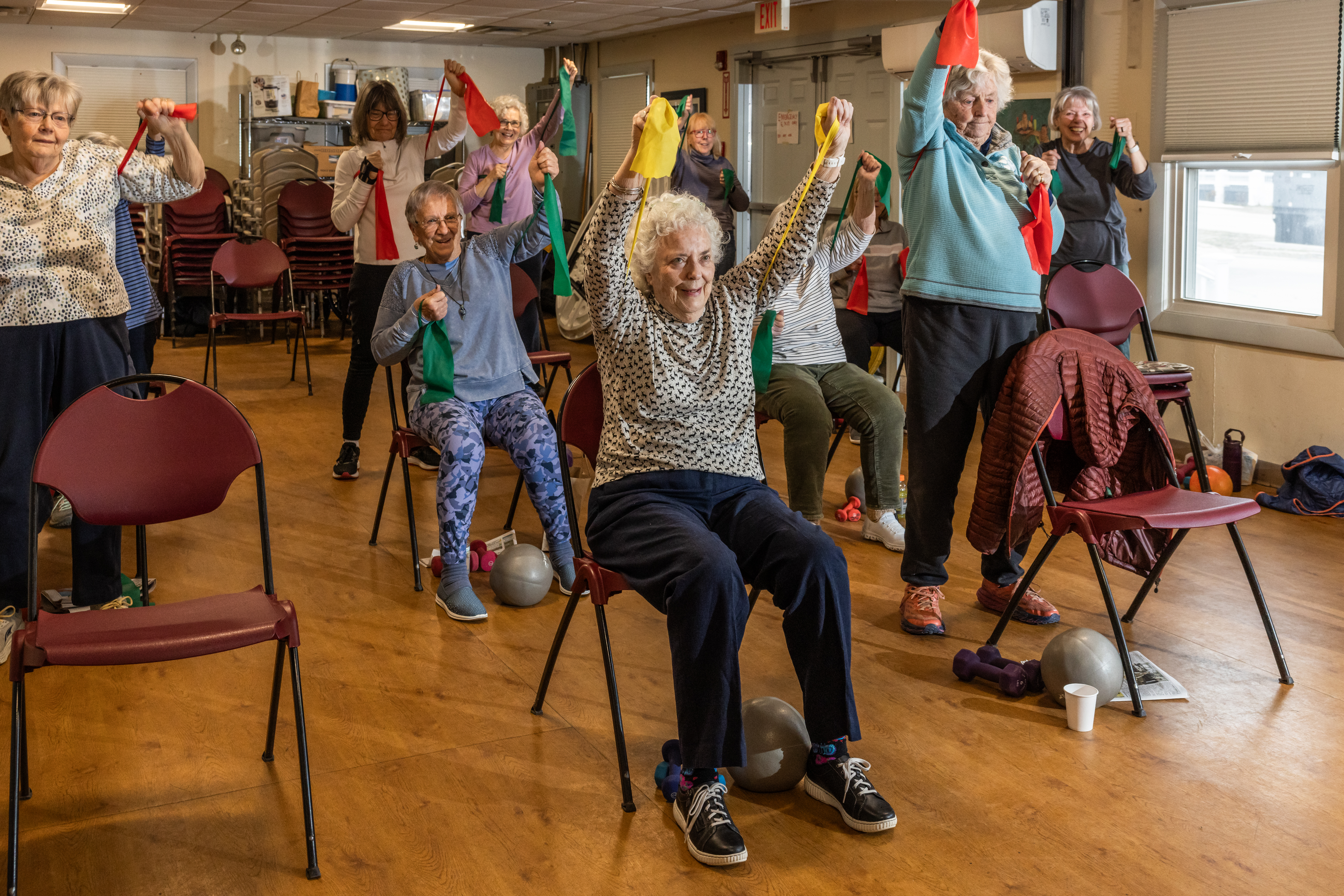 The Gibson Center for Senior Services provides seniors in Caroll County with essential services, including preventative health programs. (Greta Rybus/For The Washington Post)