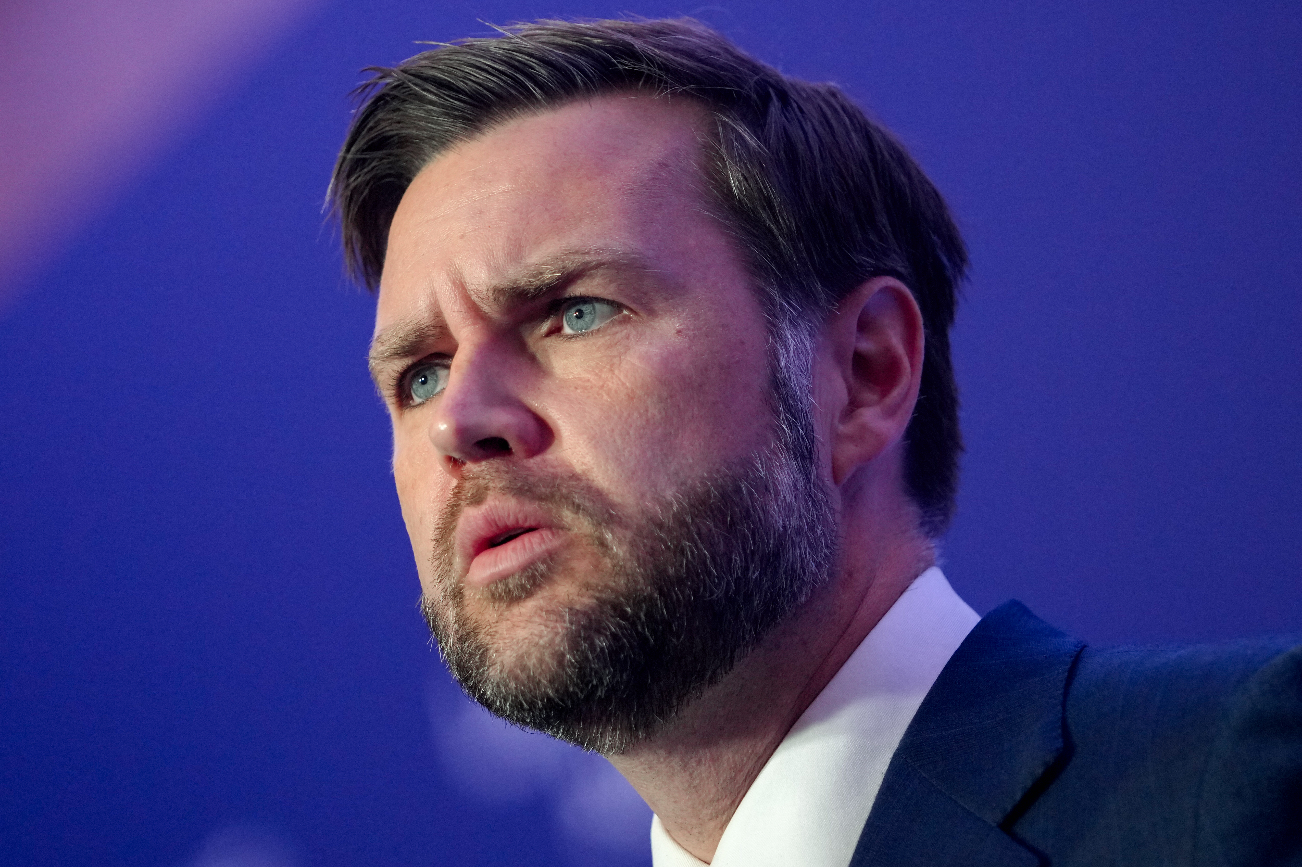 Vice President JD Vance said he admires former president Richard M. Nixon and suggested that the Watergate scandal was overblown. (Nathan Howard/Pool/Reuters/AP)