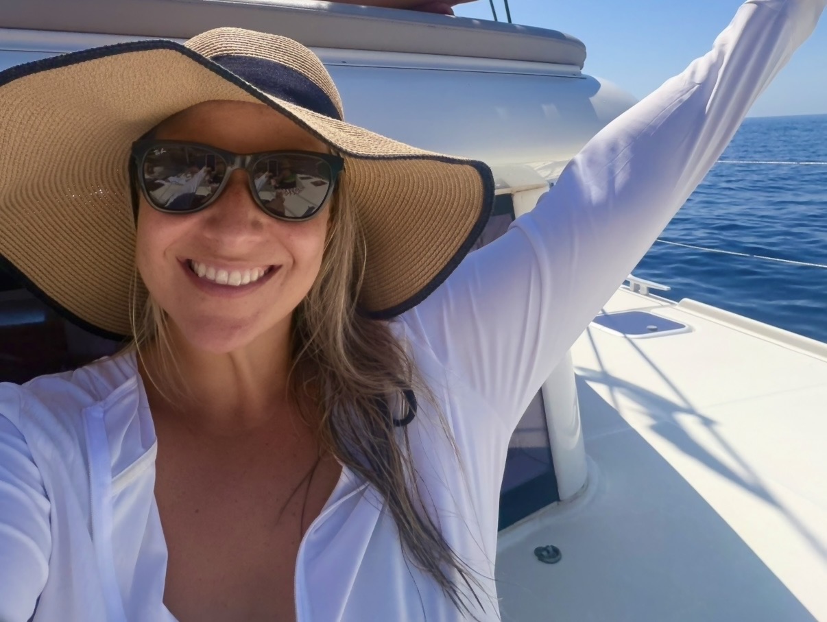 Gueren was diligent with sun protection during her vacation. (Casey Gueren)