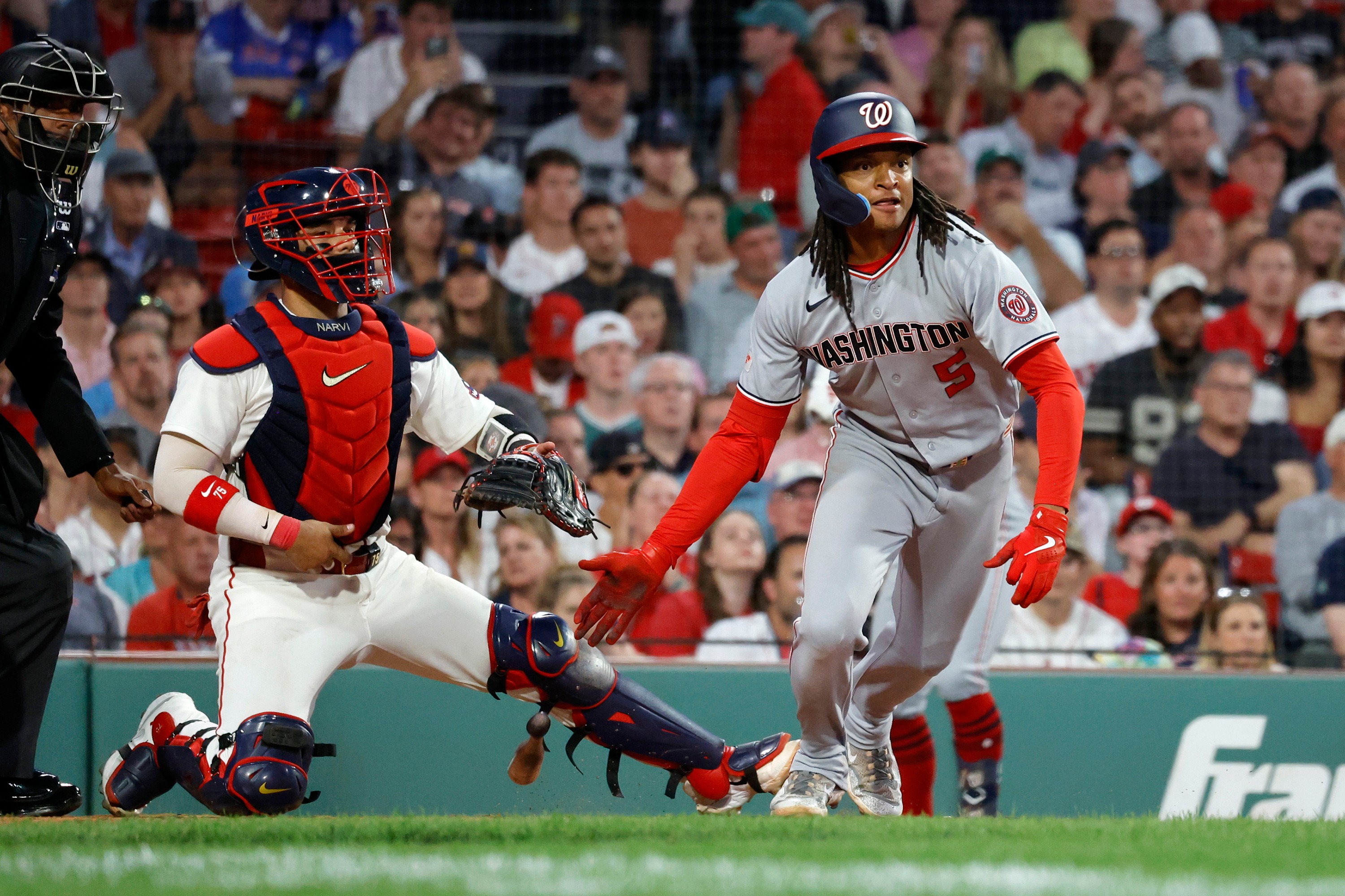 CJ Abrams can help the Nationals stay in the mix or fetch more prospects for their rebuild. (Mary Schwalm/AP)