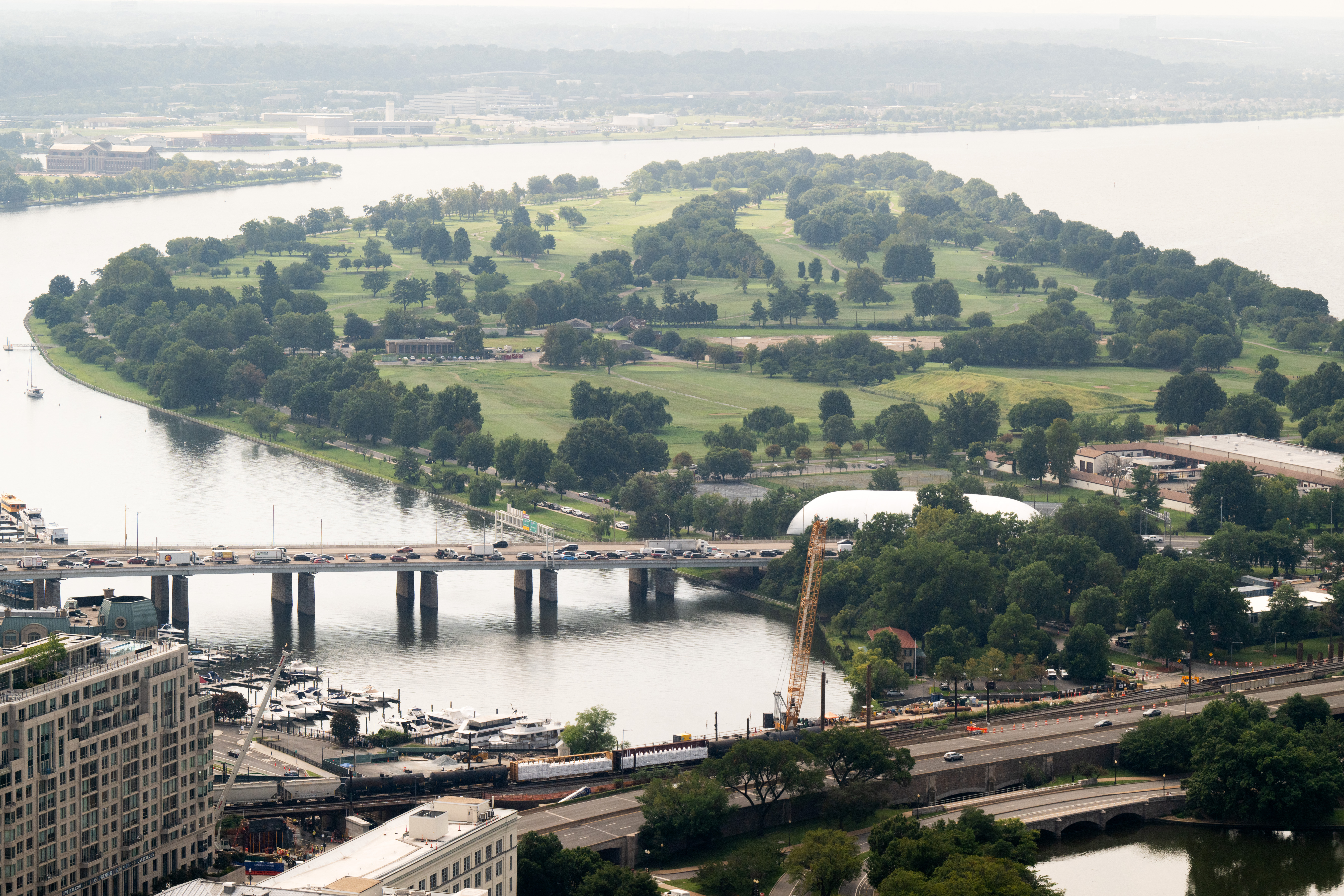 East Potomac Golf Links is at the center of a bitter legal dispute. (Saul Loeb/AFP/Getty Images)