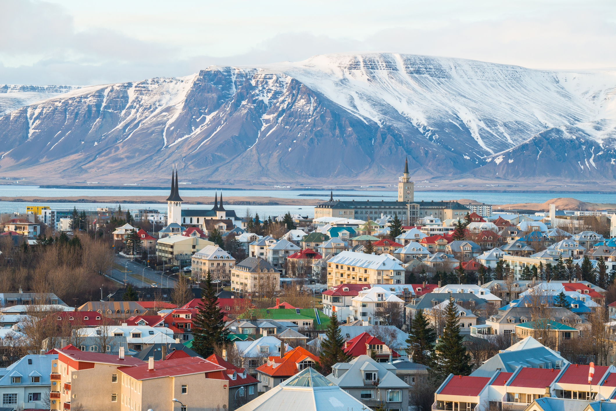 Reykjavik, Iceland's capital, is good for photo ops, walkabouts and late noshing in any Iceland stopover. (iStock)