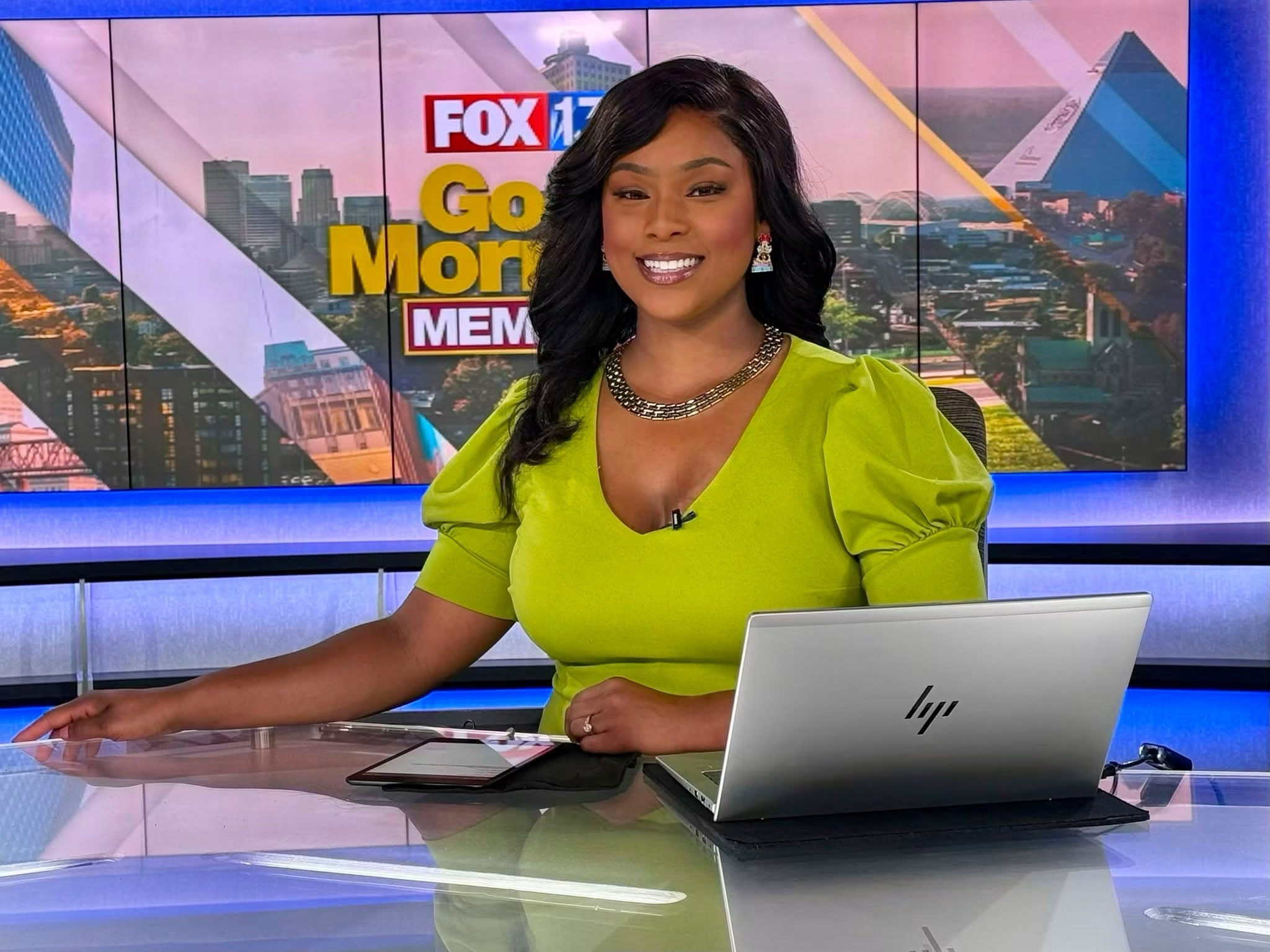 Dillon is a news anchor for Fox 13 Memphis. (Courtesy of Dominique Dillon)