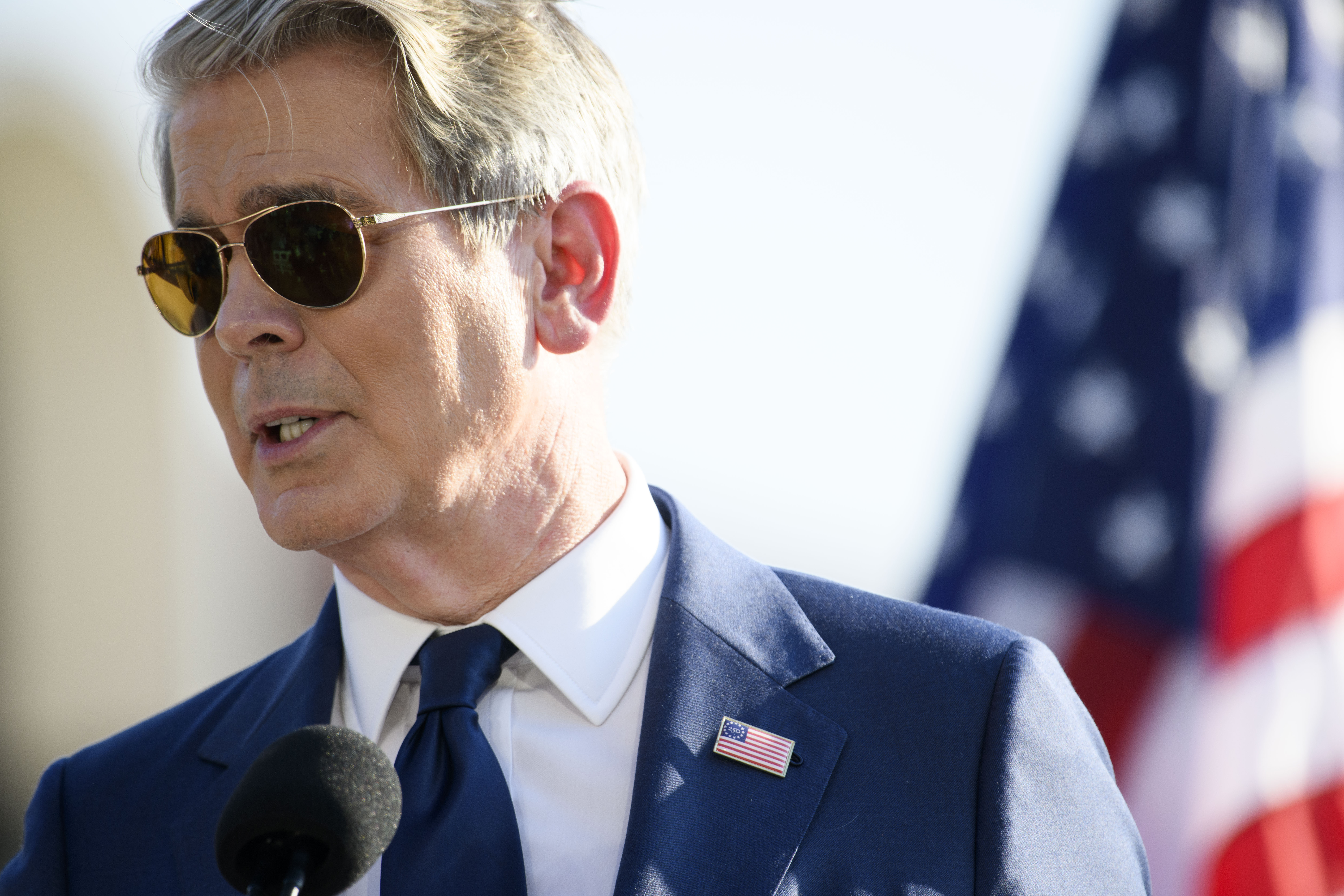 Treasury Secretary Scott Bessent speaks in Asheville, North Carolina, last week. (Melissa Sue Gerrits/Getty Images)