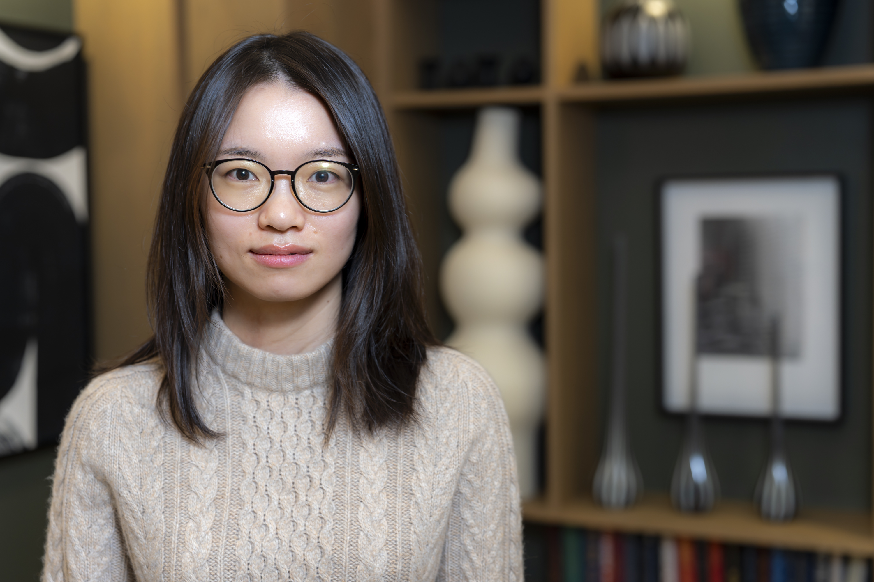 Hong Wang, winner of the 2026 Fields Medal, a top math award. (Simons Foundation)