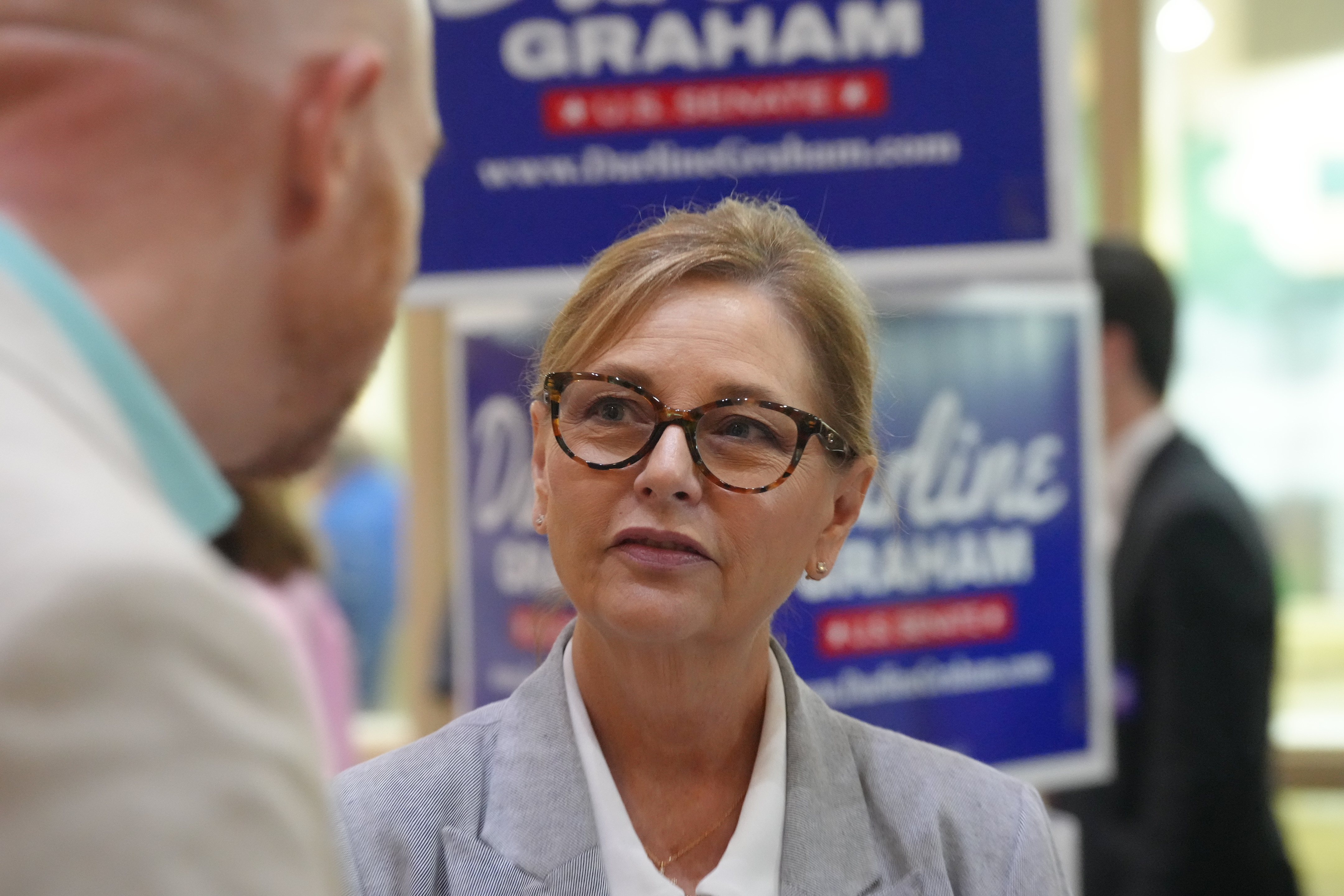 Sen. Darline Graham (R-S.C.) has the president's endorsement. (Meg Kinnard/AP)