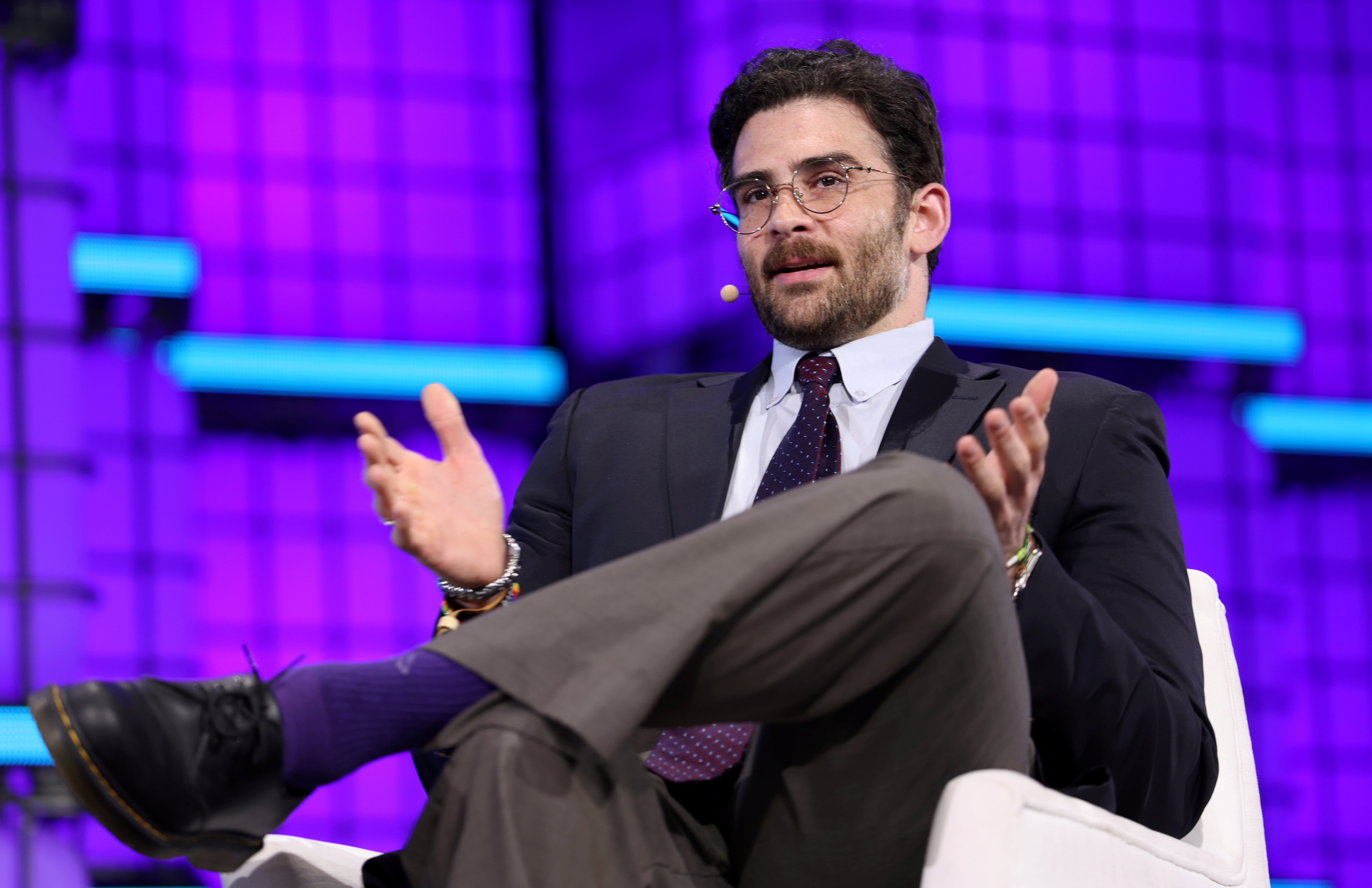 Hasan Piker, a streamer on Twitch, in Vancouver, Canada. (Florencia Tan Jun/Web Summit/Sportsfile/Getty Images)