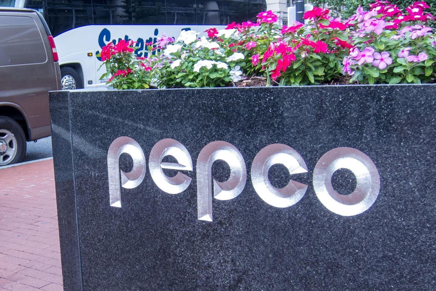 The sign outside a Pepco office in D.C. (John Kelly/The Washington Post)