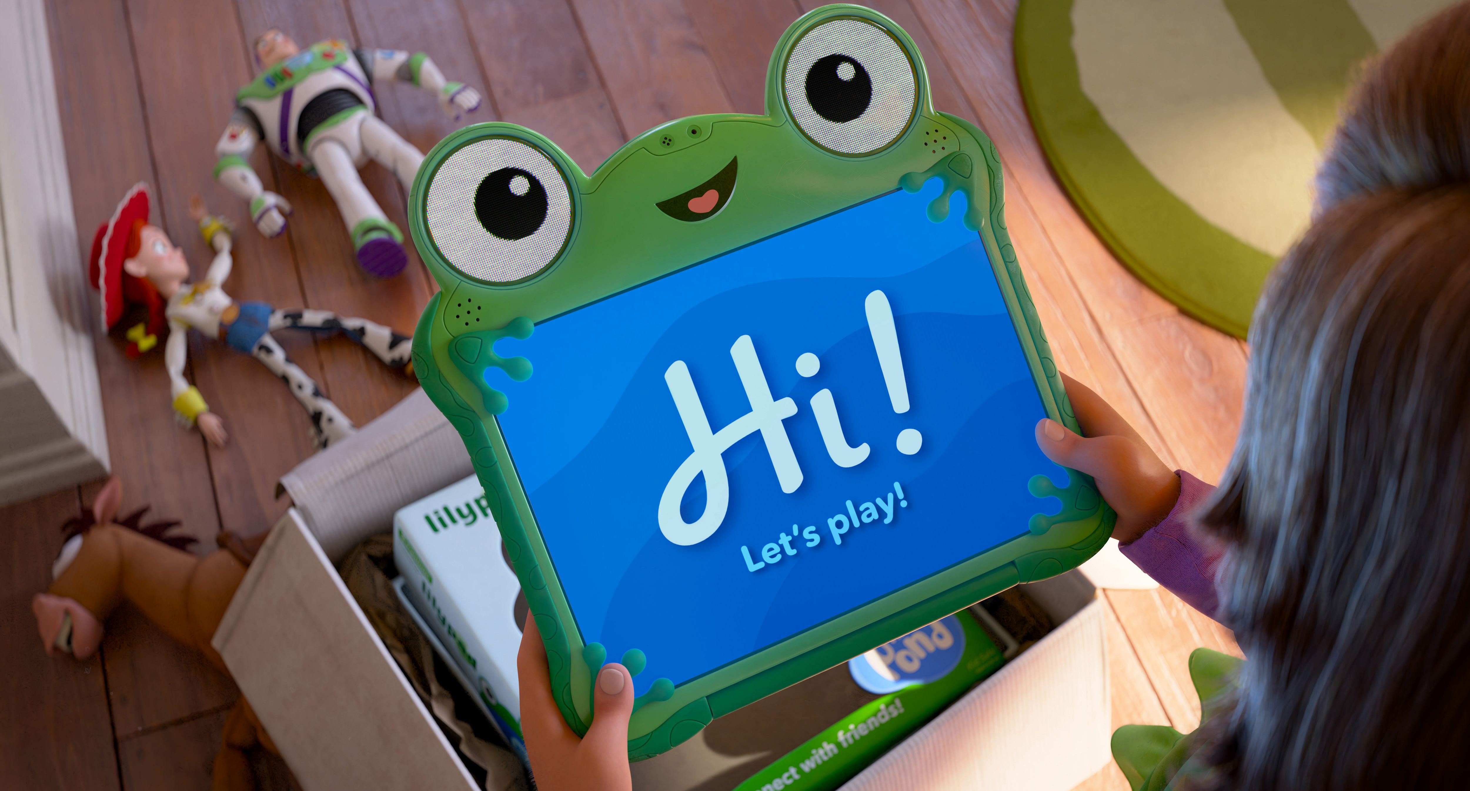 “Toy Story 5” introduces a device named Lilypad. (Disney/Pixar)