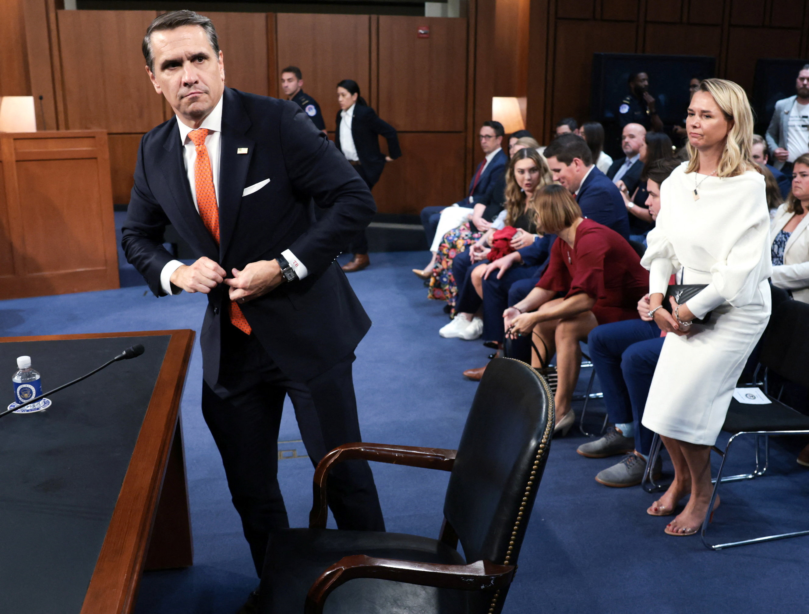 Todd Blanche during a Senate Judiciary Committee confirmation hearing on his nomination to be attorney general.