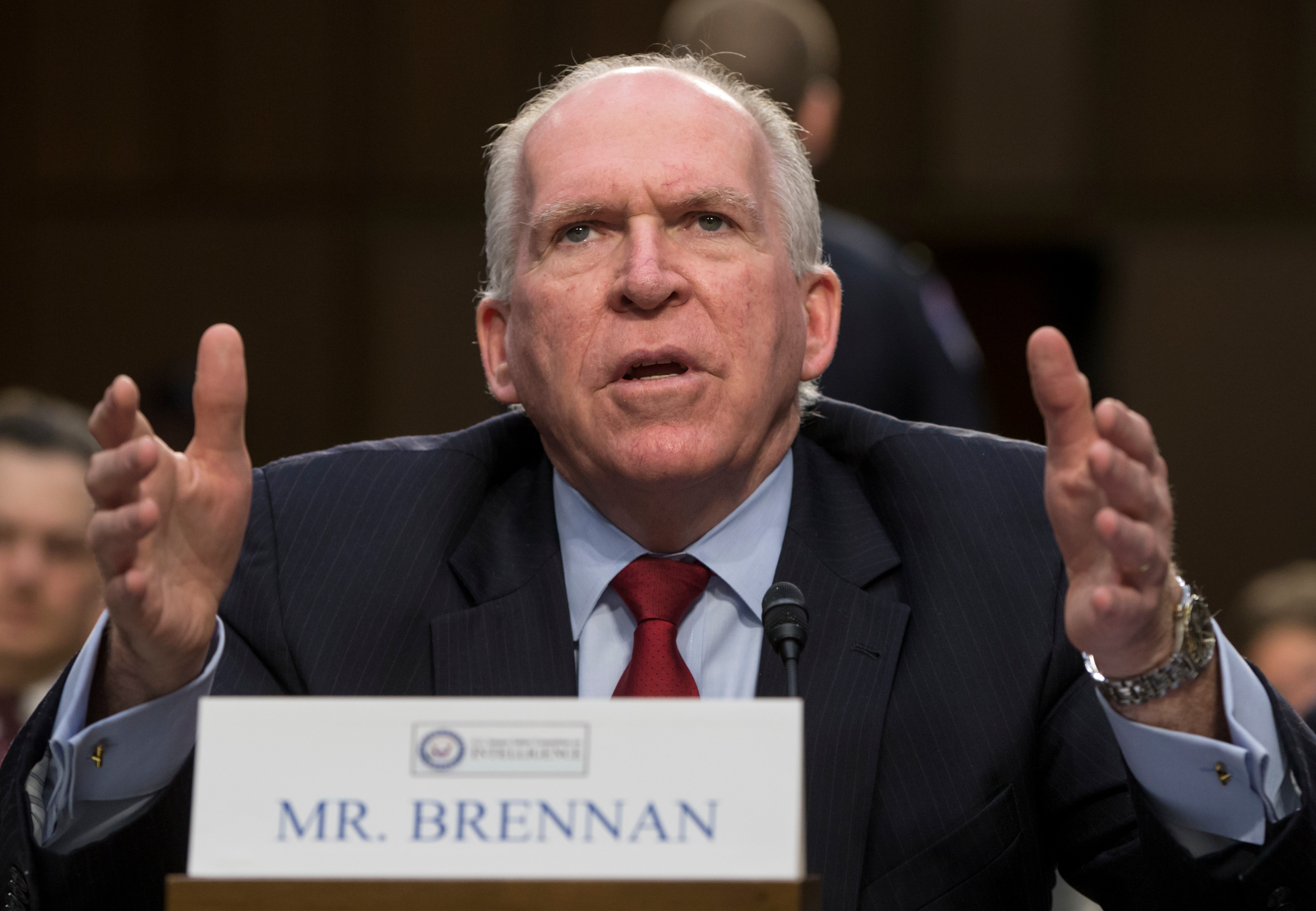 John Brennan testifies on Capitol Hill in 2016. (J. Scott Applewhite/AP)