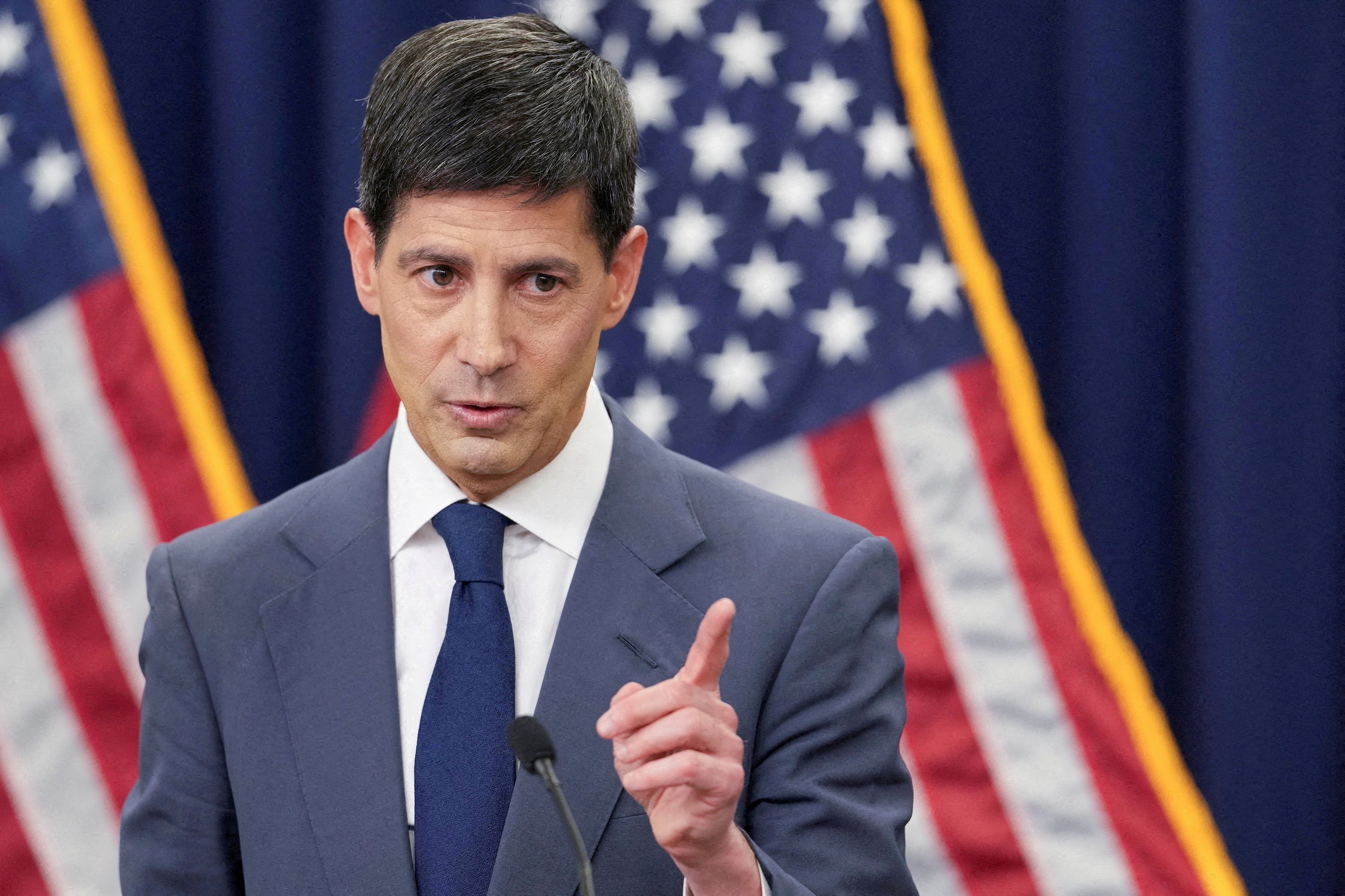 Federal Reserve Chair Kevin Warsh in June. (Eric Lee/Reuters)