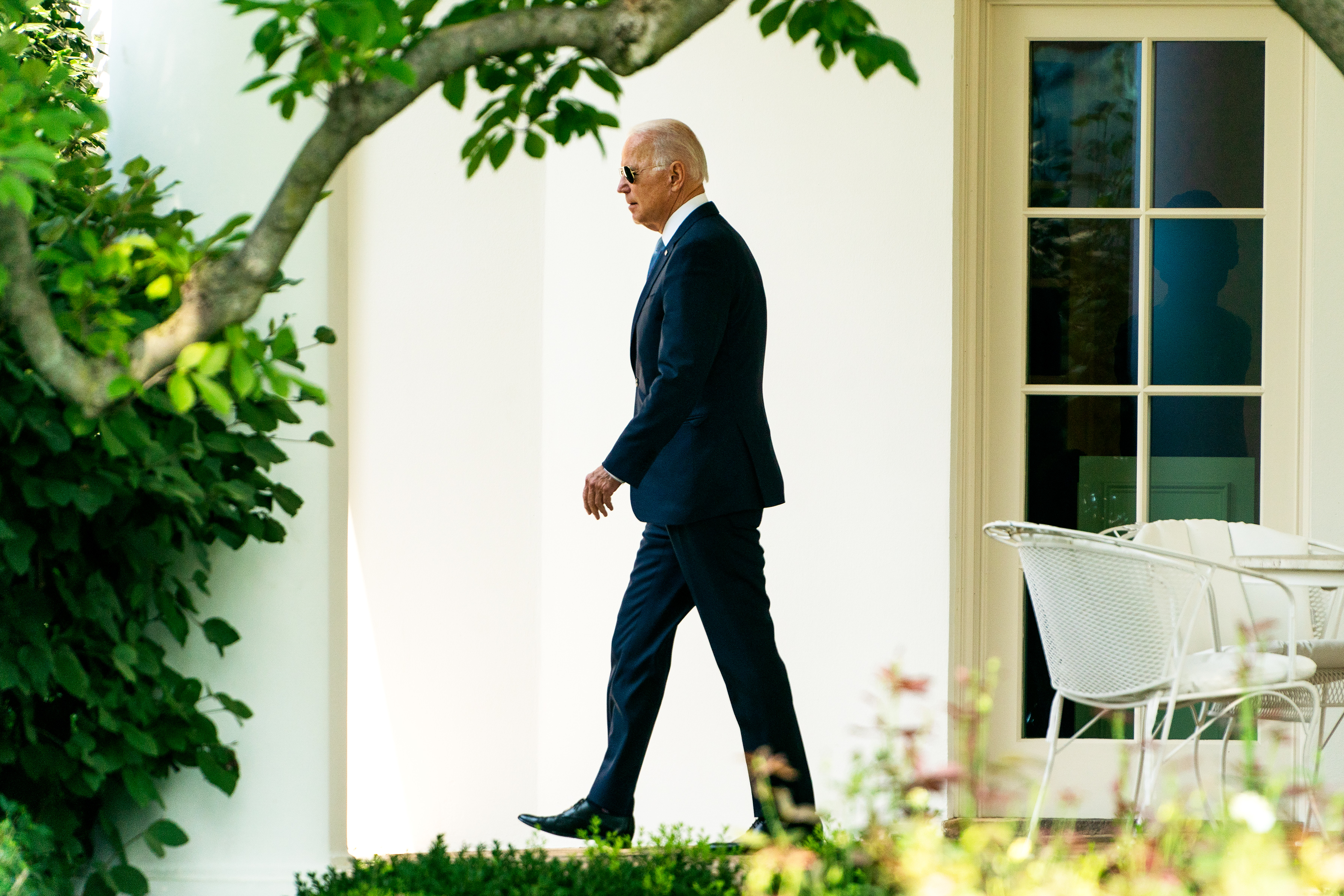President Joe Biden at the White House on July 7, 2021. (Demetrius Freeman/The Washington Post)