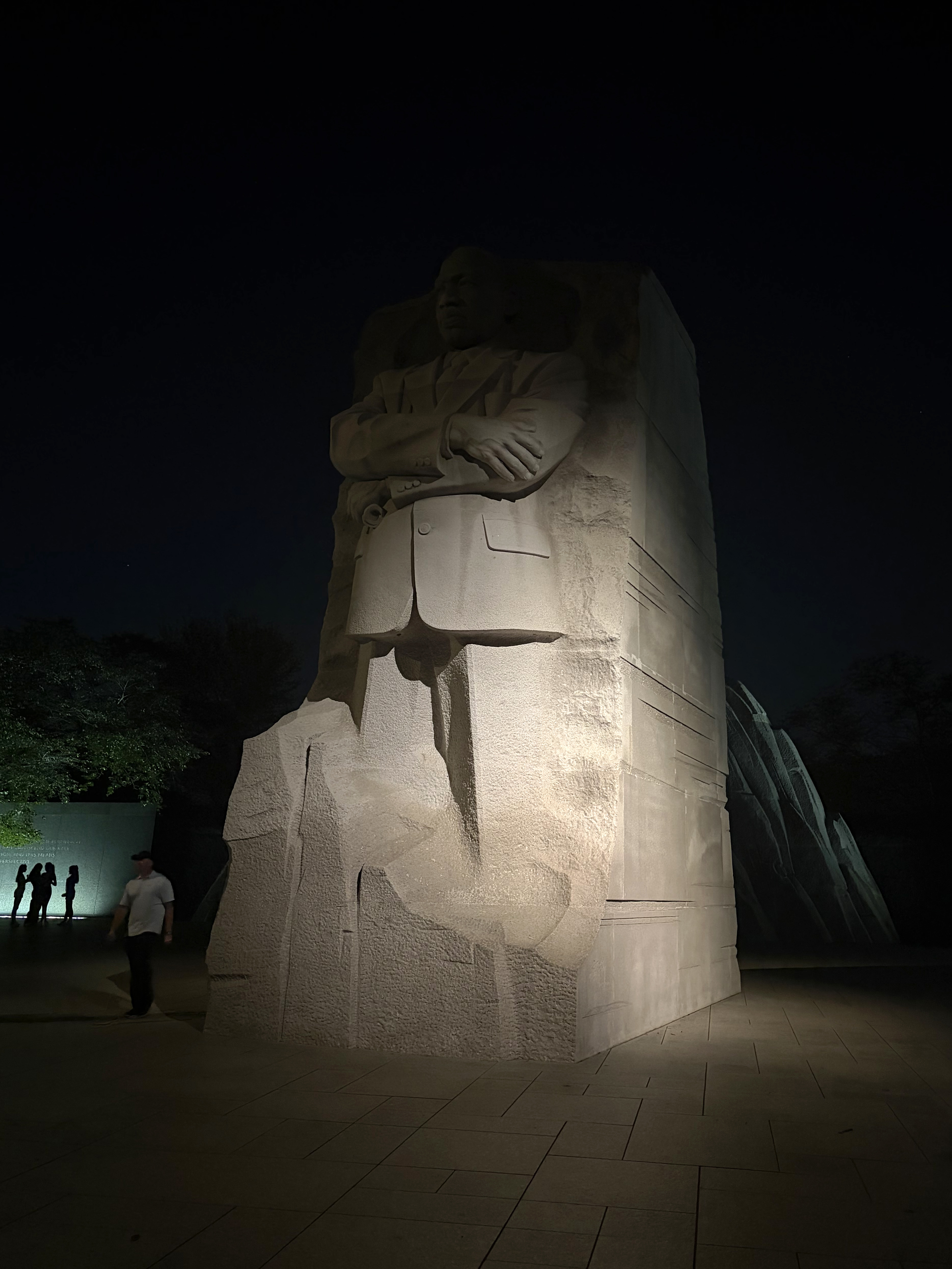 MLK’s statue was ill-lit for months. The Park Service says it’s fixed.