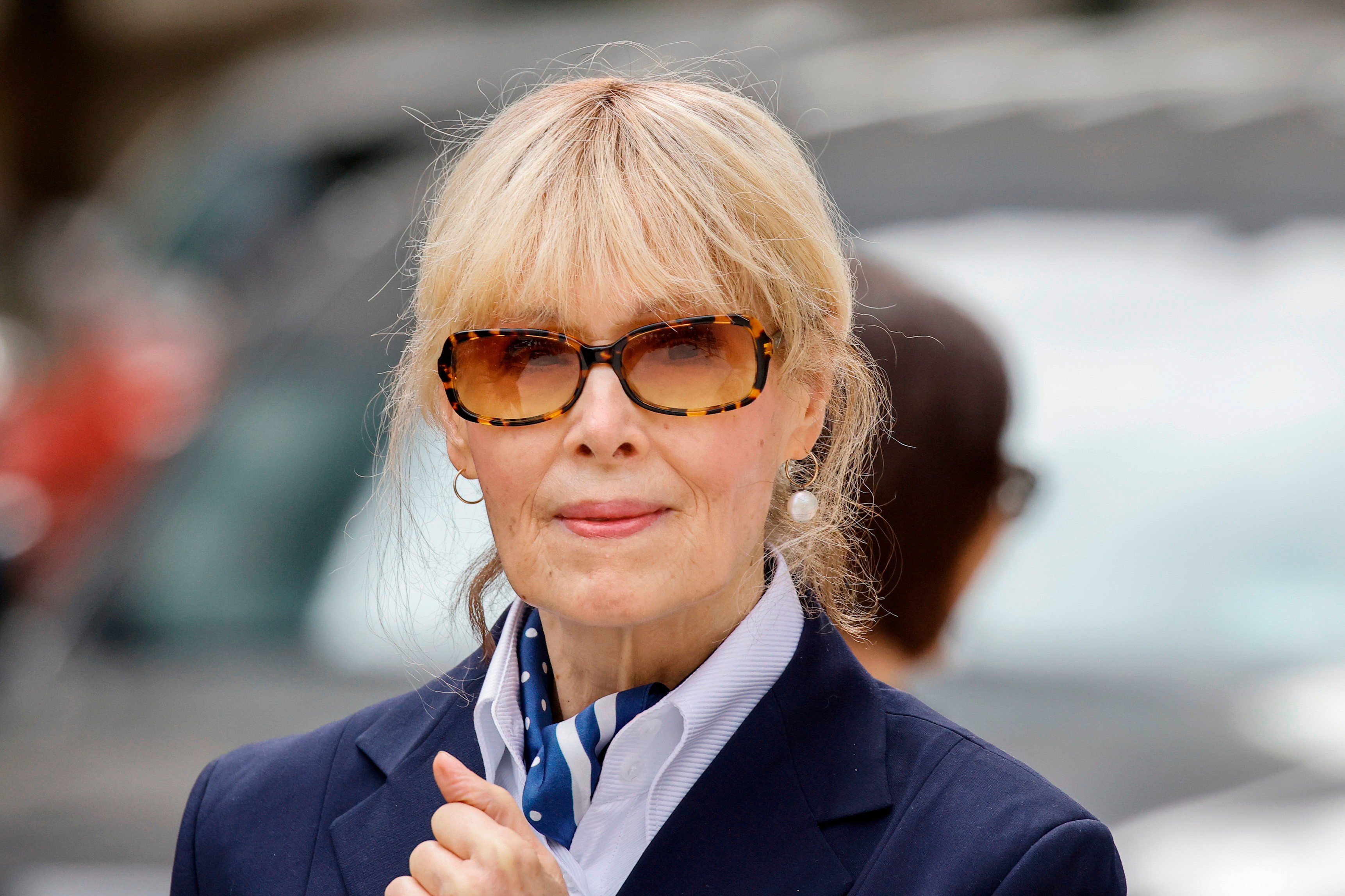 In a Truth Social post in 2022, Donald Trump called E. Jean Carroll’s allegation that he had sexually assaulted her in 1996 a “complete con job.” (Eduardo Munoz Alvarez/AP)