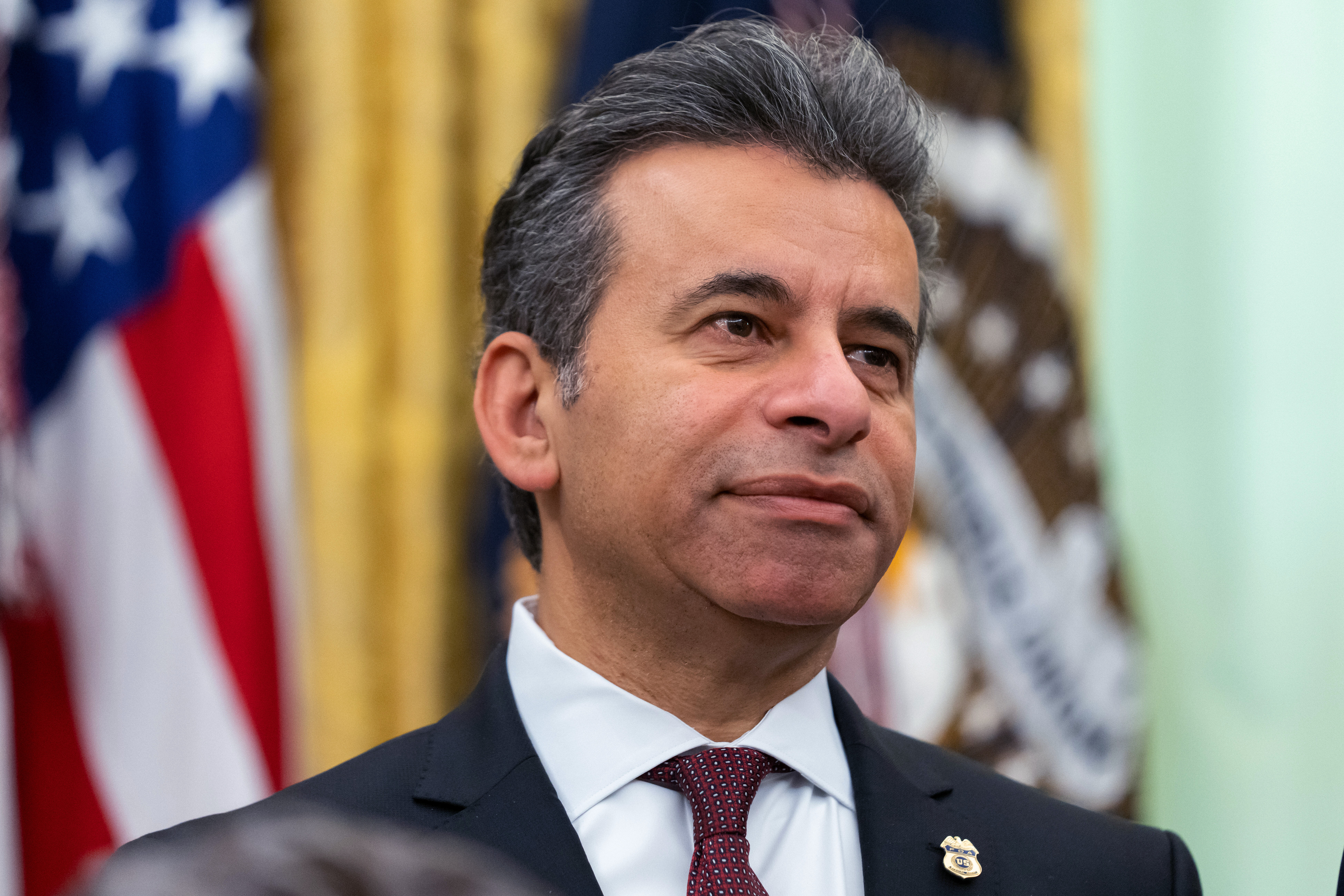 Marty Makary at an event on health care affordability at the White House in April. (Mark Schiefelbein/AP)