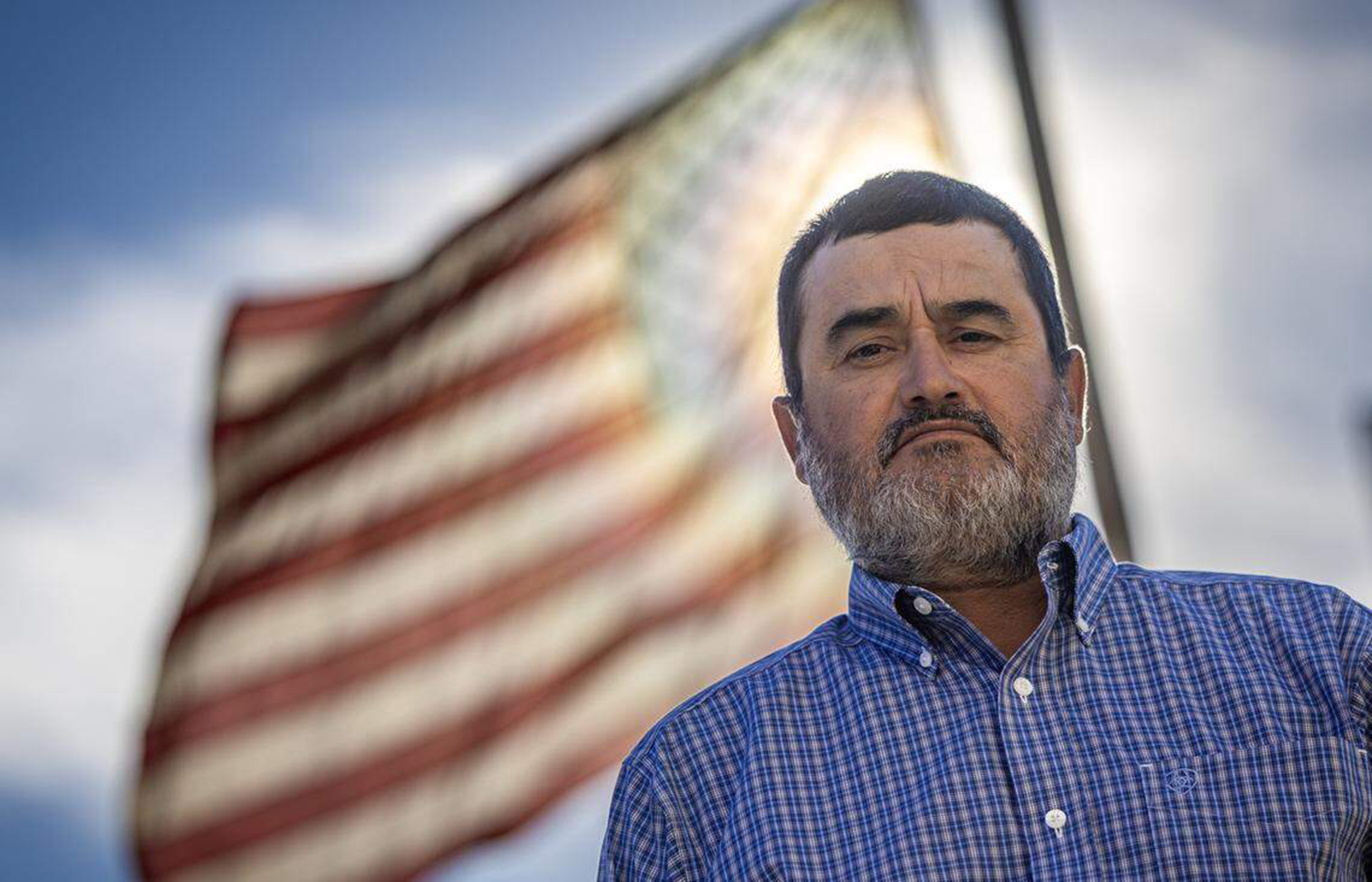 Joe Ceballos, the twice-elected mayor of Coldwater, Kansas. (Travis Heying/ZUMA Press Wire via Reuters Connect)
