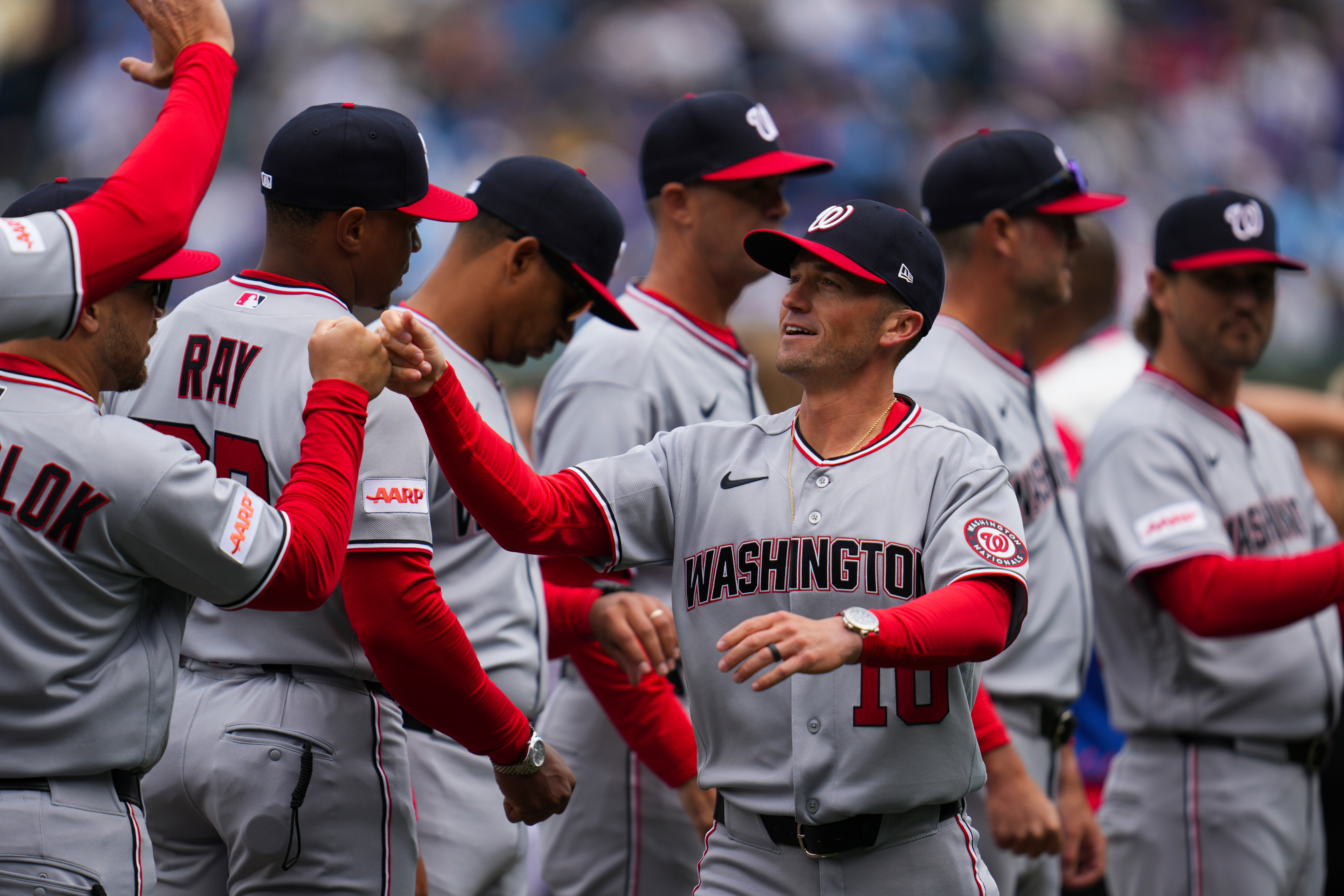 Washington Nationals Manager Blake Butera, 33, is winning over players with his directness. (Erin Hooley/AP)