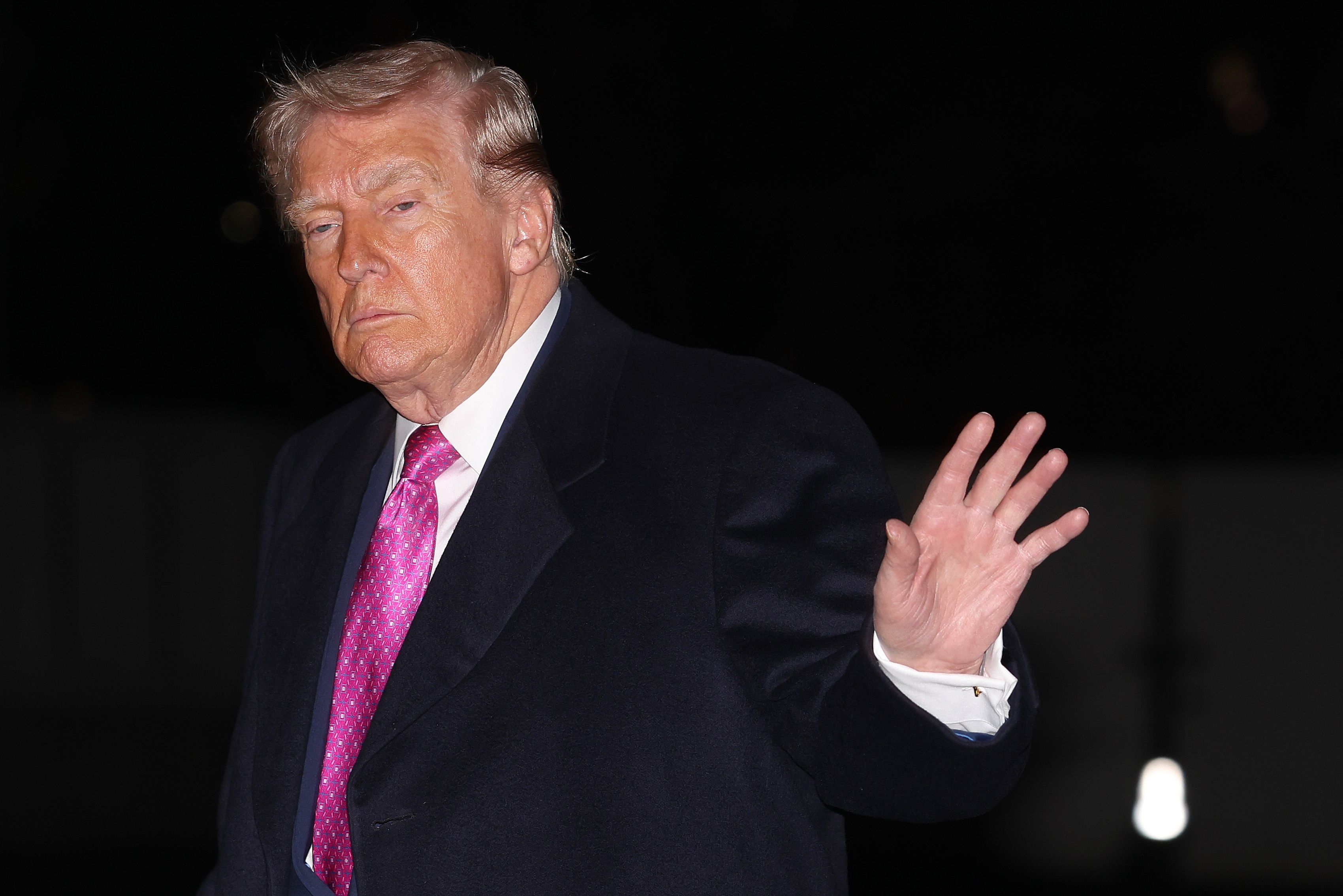 President Donald Trump has said that Tehran has agreed to many of the 15 demands made by the United States. (Tasos Katopodis/Getty Images)