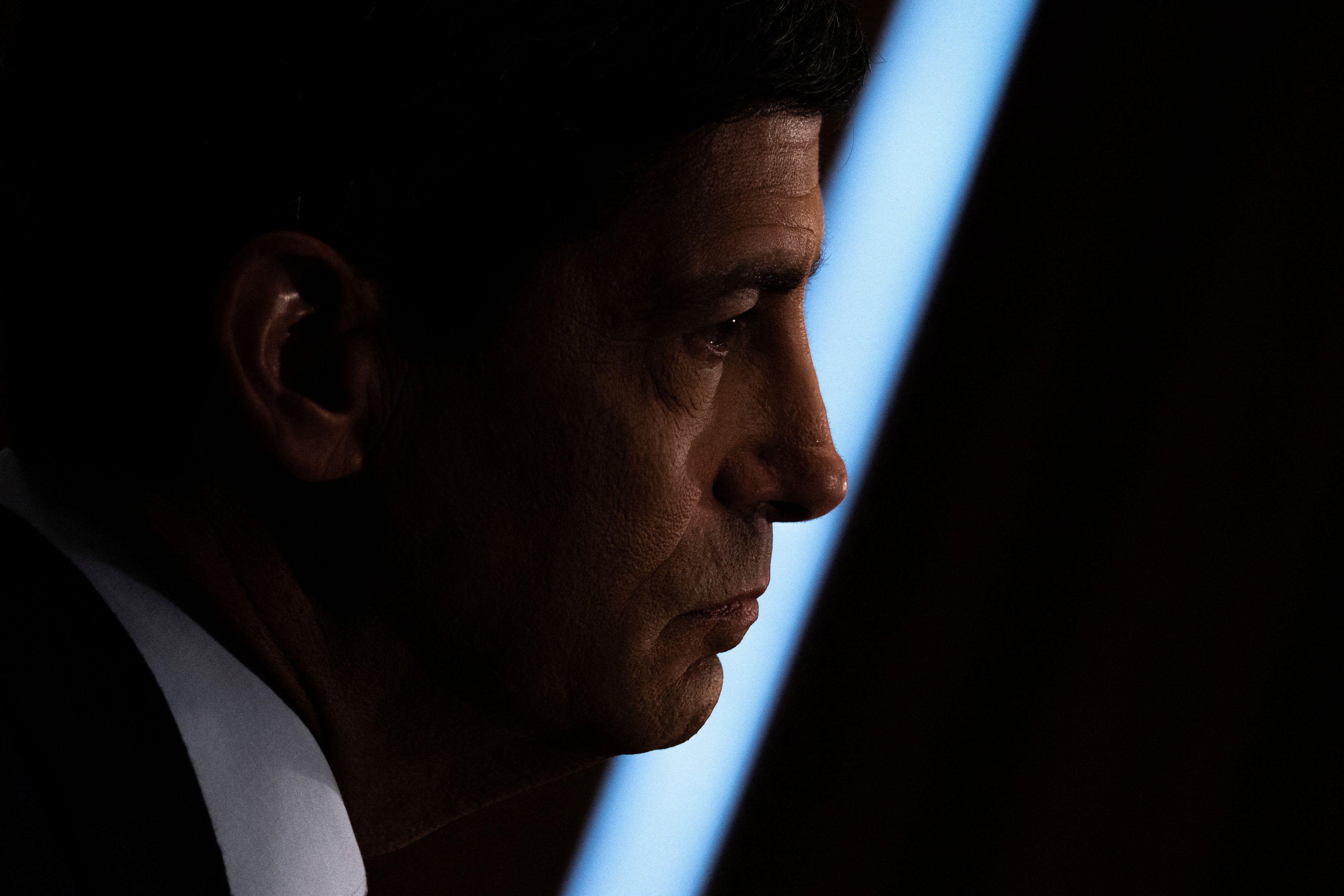 Federal Reserve Chair Kevin Warsh testifies before the Senate Banking Committee on July 15. (Nathan Howard/Reuters)
