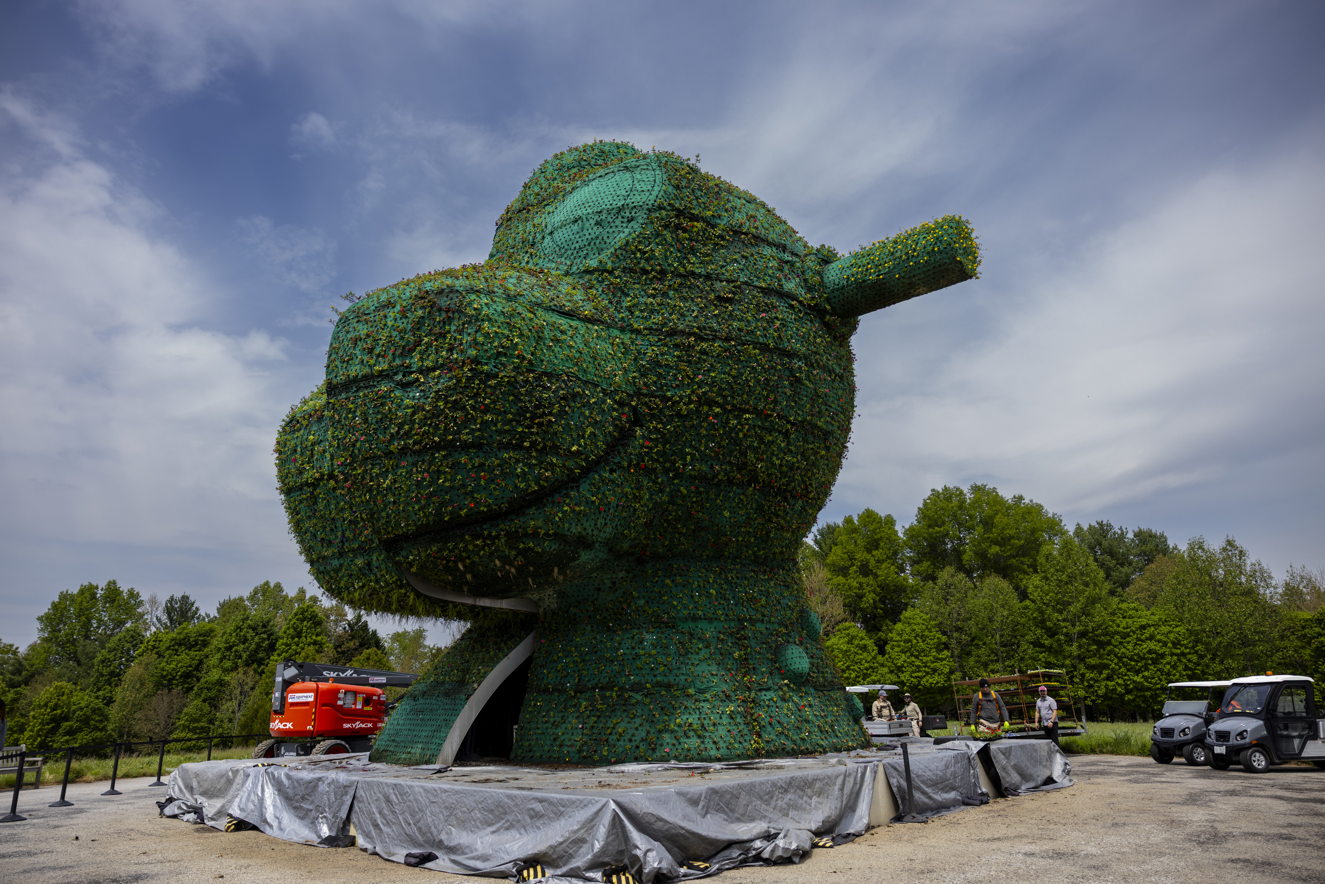 At Glenstone, planting the blooms that make 'Split-Rocker' come
