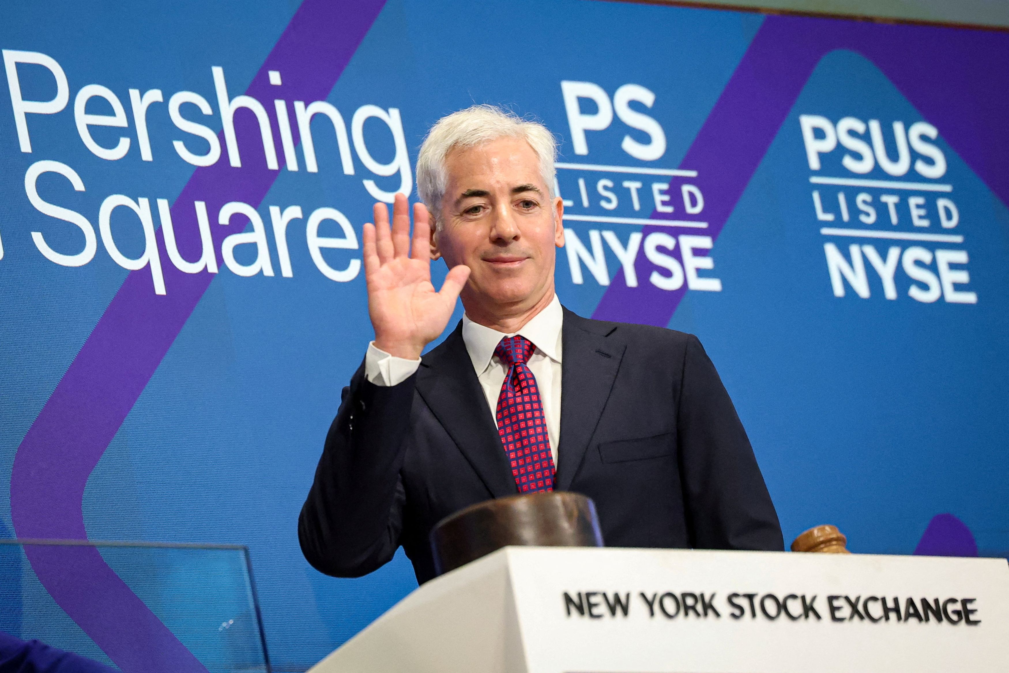 Bill Ackman, founder and CEO of Pershing Square Inc., on April 29. (Brendan McDermid/Reuters)