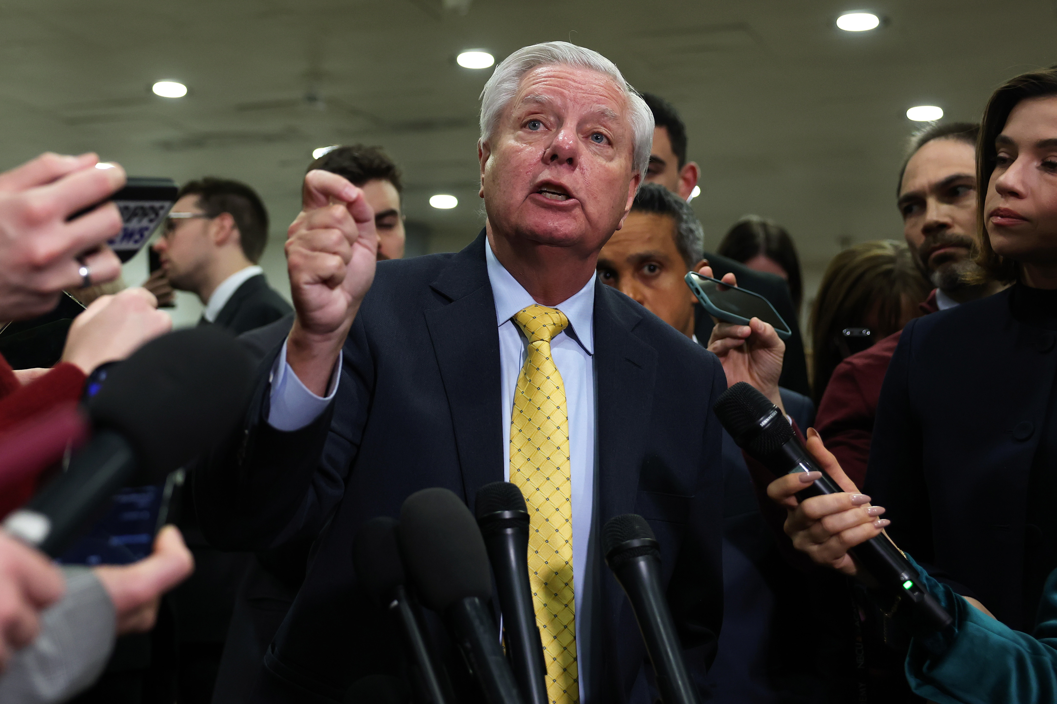 A special election to replace Sen. Lindsey Graham (R-South Carolina) on the ballot this fall is set to take place in early August. South Carolina’s governor can appoint someone to serve out the remainder of Graham’s current term at any time. (Anna Moneymaker/Getty Images)