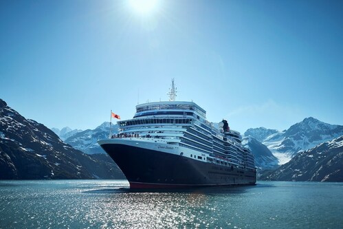【むむめめ２さま専用】Queen Elizabethキャリーバッグ CUNARD Cunard's Queen Elizabeth ship to sail from Miami