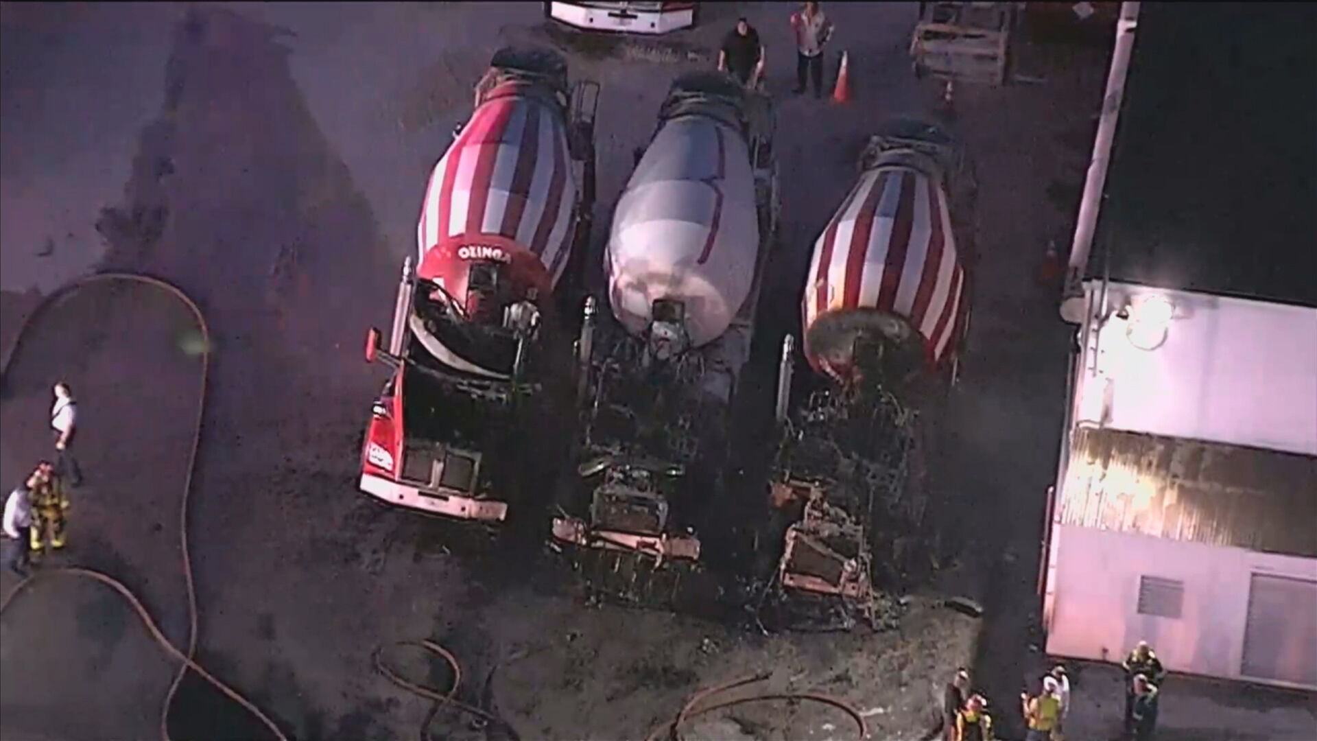 Fire breaks out at cement yard in Miami Gardens