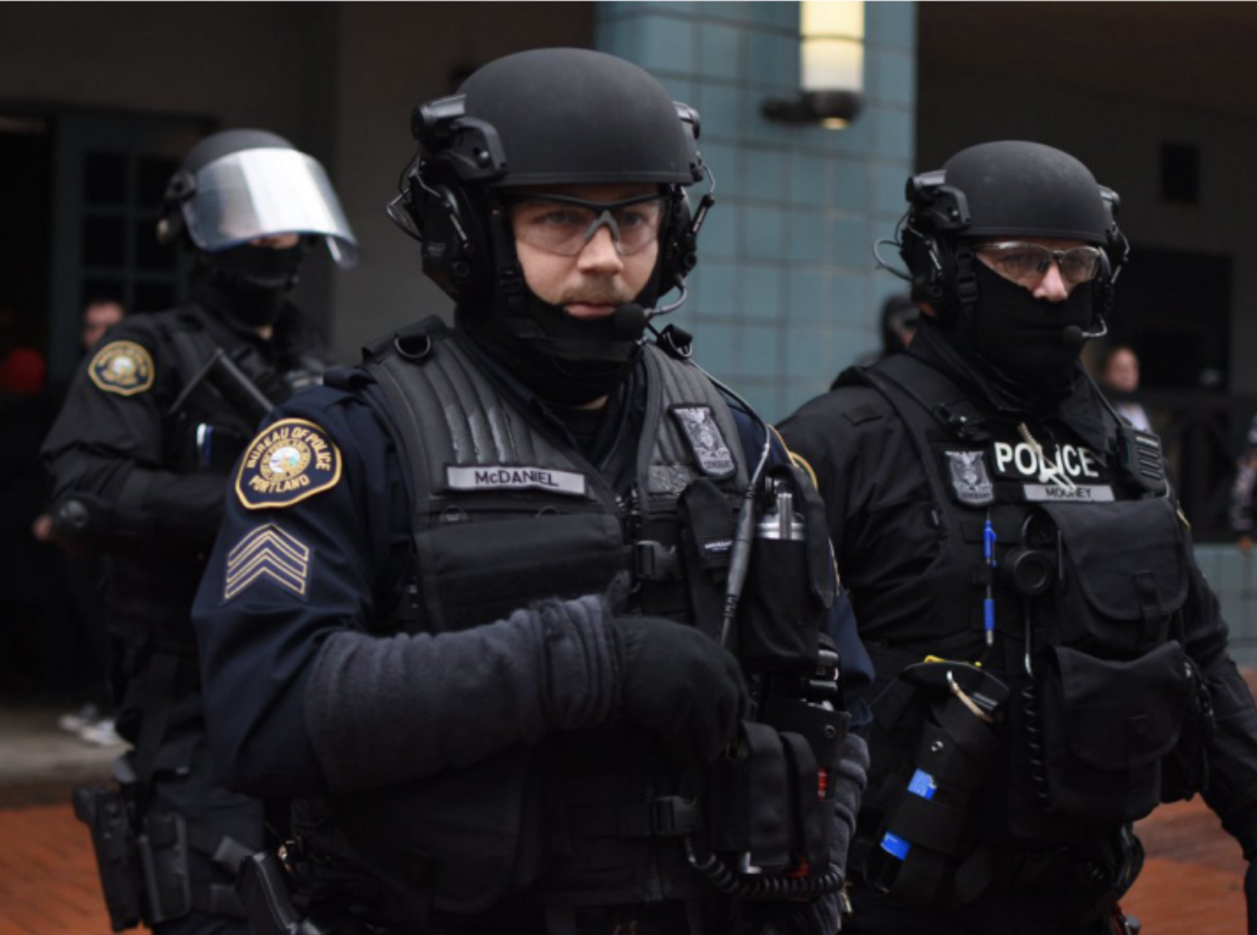 Portland police training on protests ends with slide showing mock
