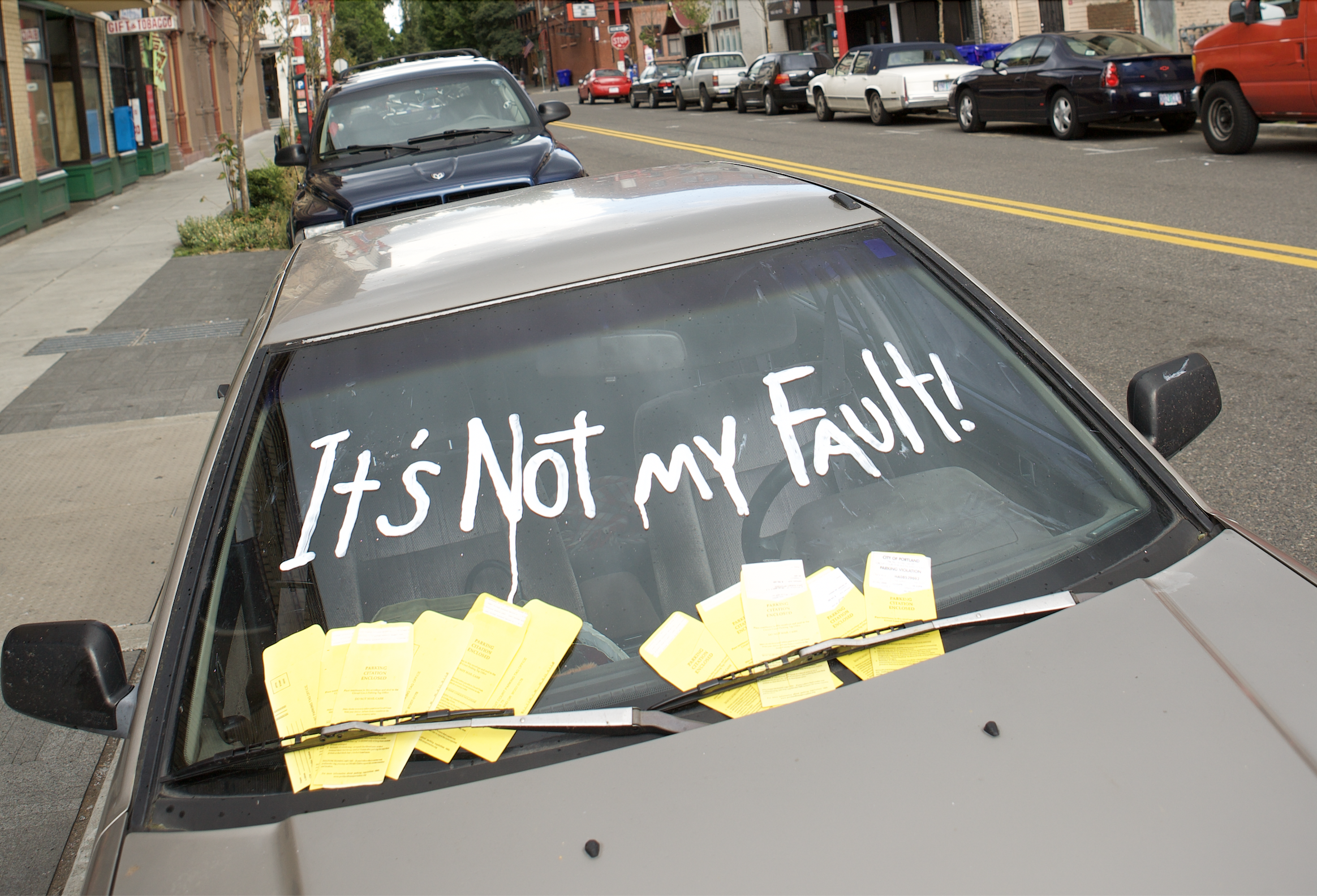 What People Will Say to Get Out of a Portland Parking Ticket